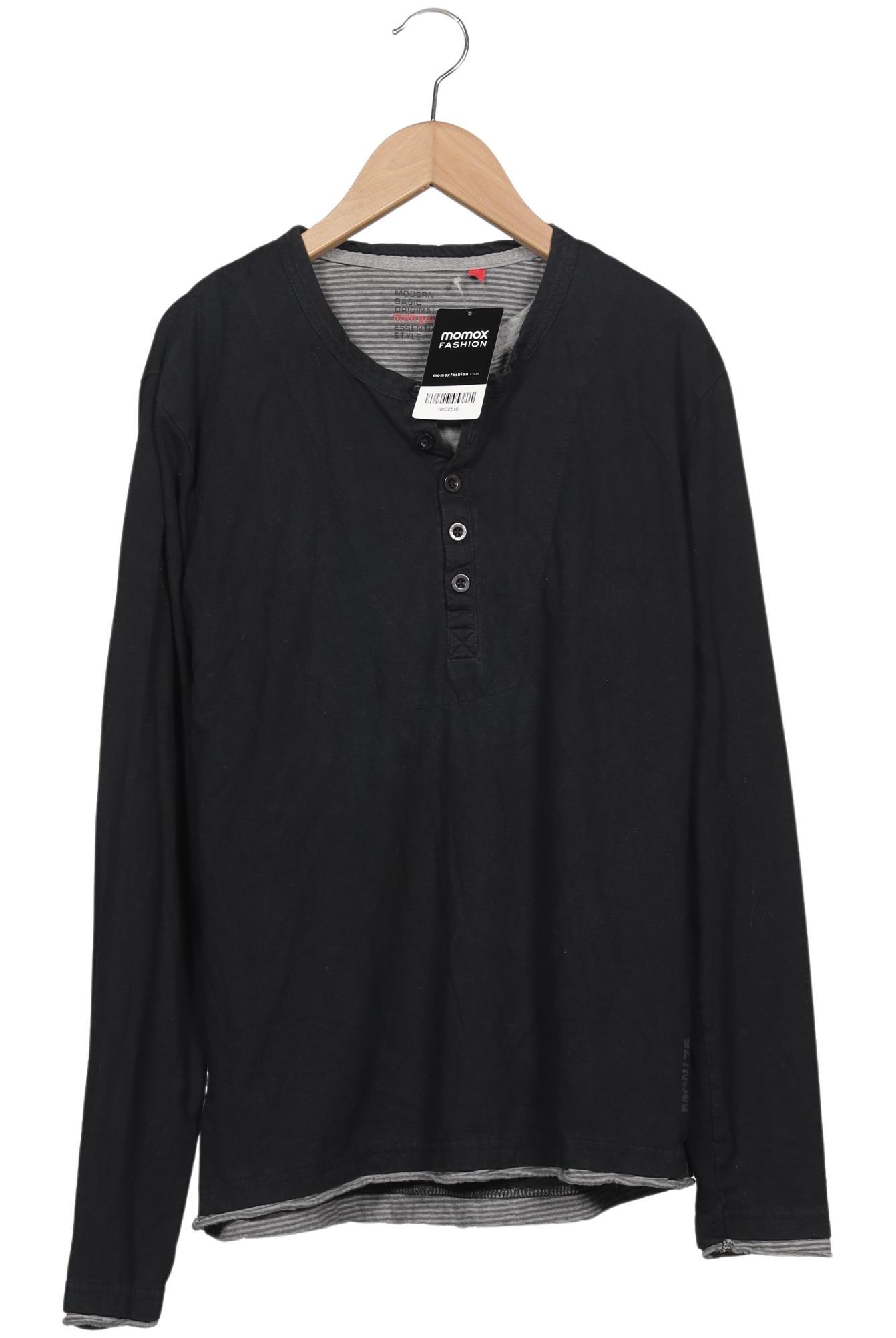 Thumbnail - Manguun Herren Langarmshirt, schwarz, Gr. 52