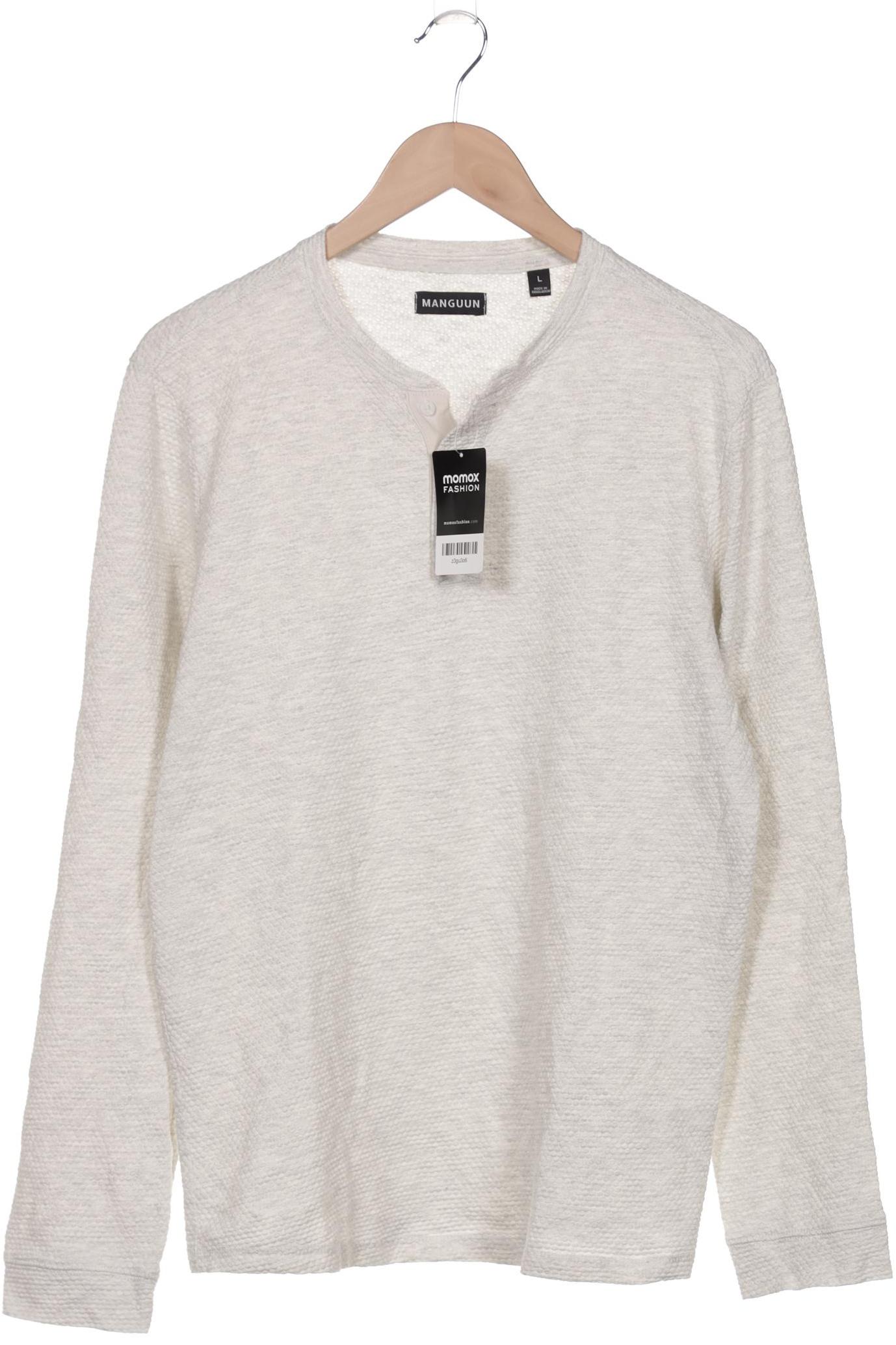 

Manguun Herren Langarmshirt, grau, Gr. 52