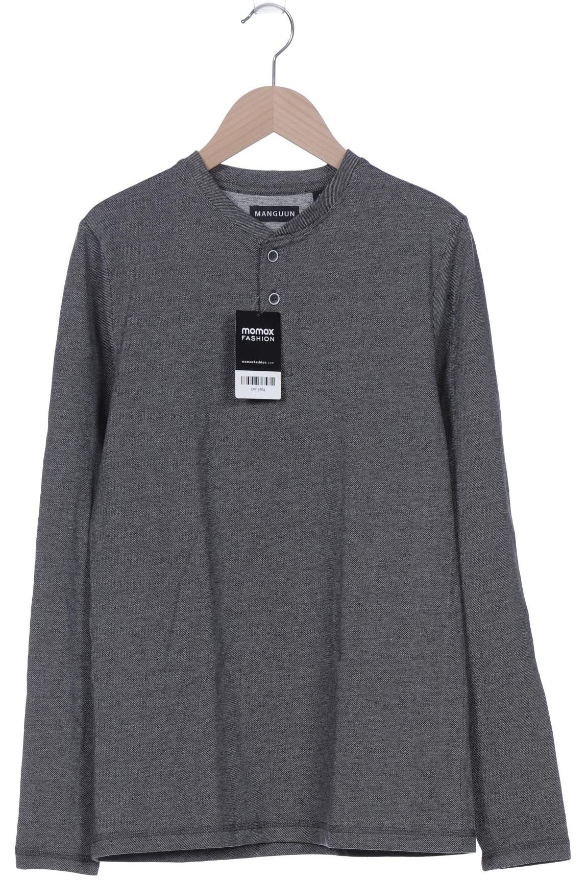 Thumbnail - Manguun Herren Langarmshirt, grau, Gr. 46