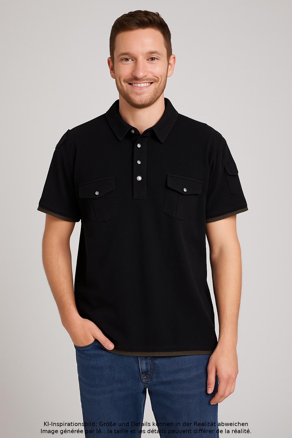 

Manguun Herren Poloshirt, marineblau, Gr. 52