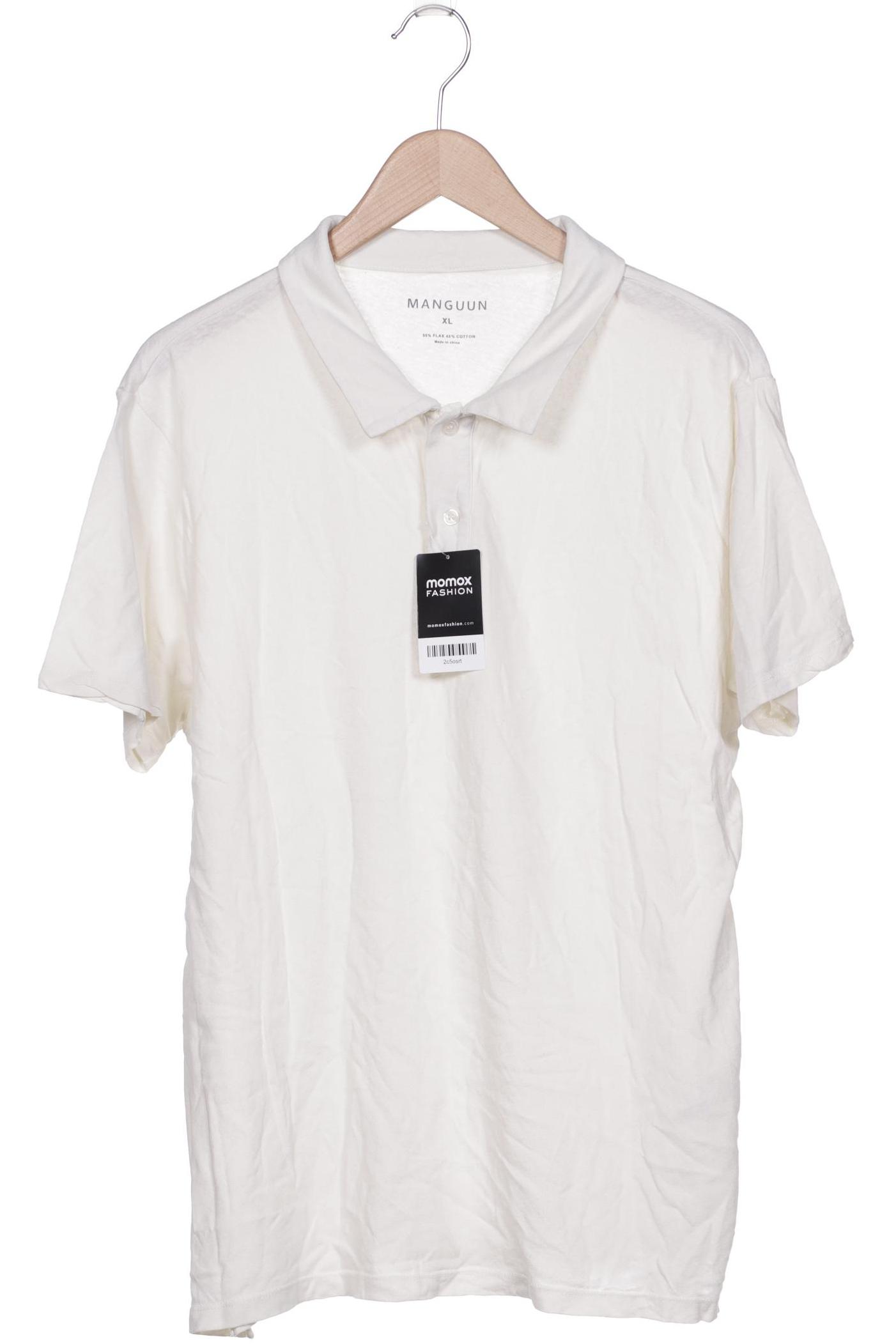 

Manguun Herren Poloshirt, cremeweiß