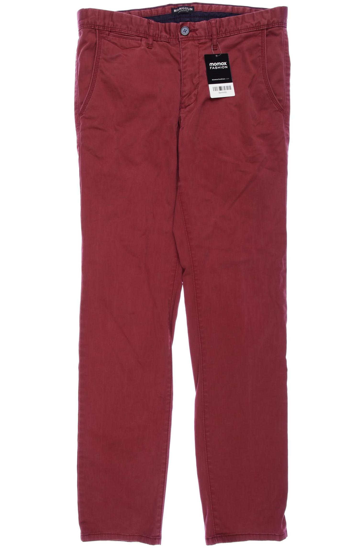 

Manguun Herren Stoffhose, bordeaux, Gr. 32