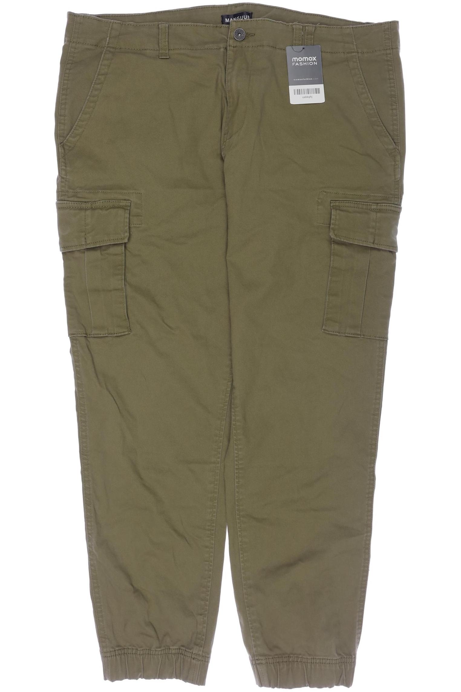 

Manguun Herren Stoffhose, grün, Gr. 36