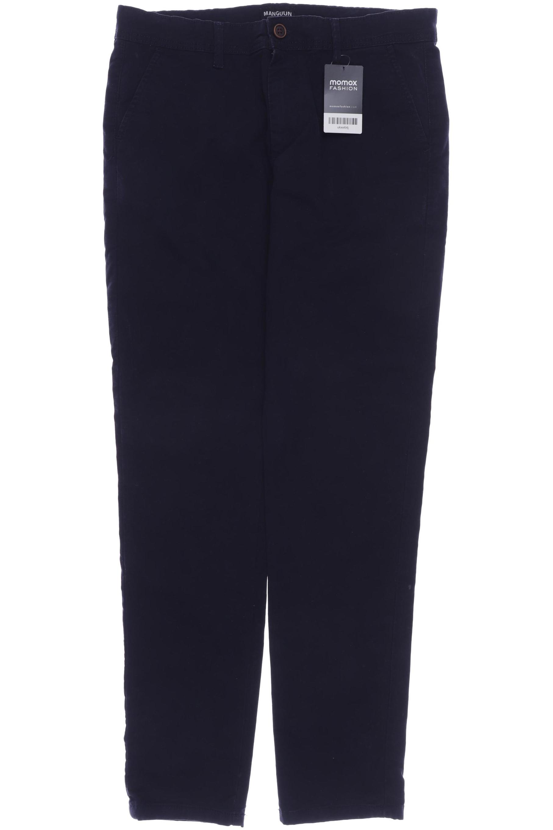 

Manguun Herren Stoffhose, marineblau