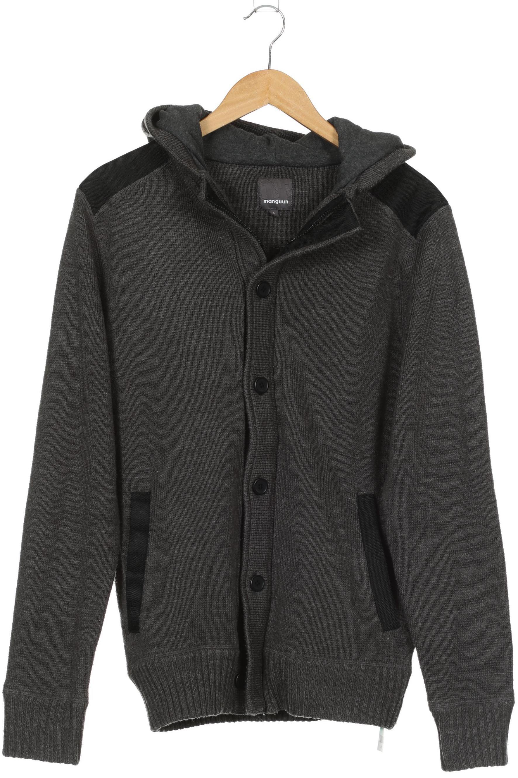 Thumbnail - Manguun Herren Strickjacke, grau, Gr.