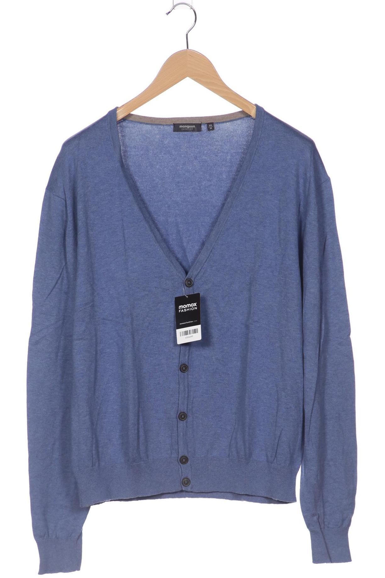 

Manguun Herren Strickjacke, blau, Gr. 56