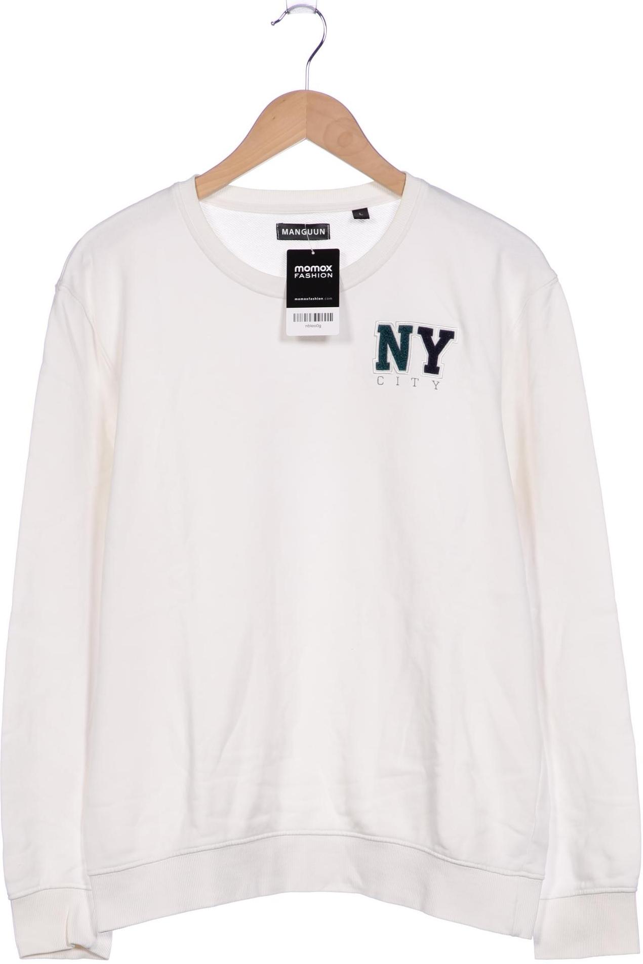 

Manguun Herren Sweatshirt, weiß, Gr. 52