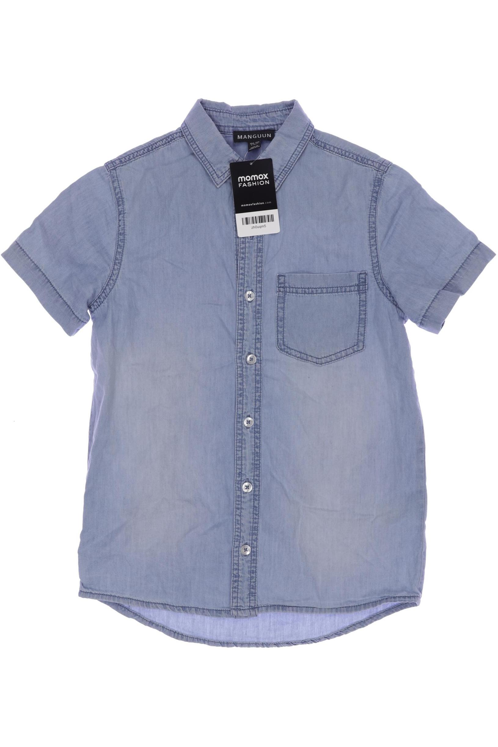 

Manguun Herren Hemd, blau, Gr. 134/140