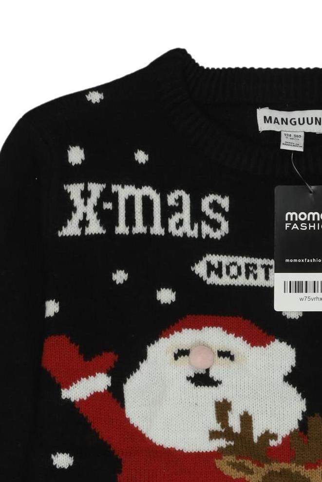 Thumbnail - Manguun Jungen Pullover, schwarz, Gr. 140