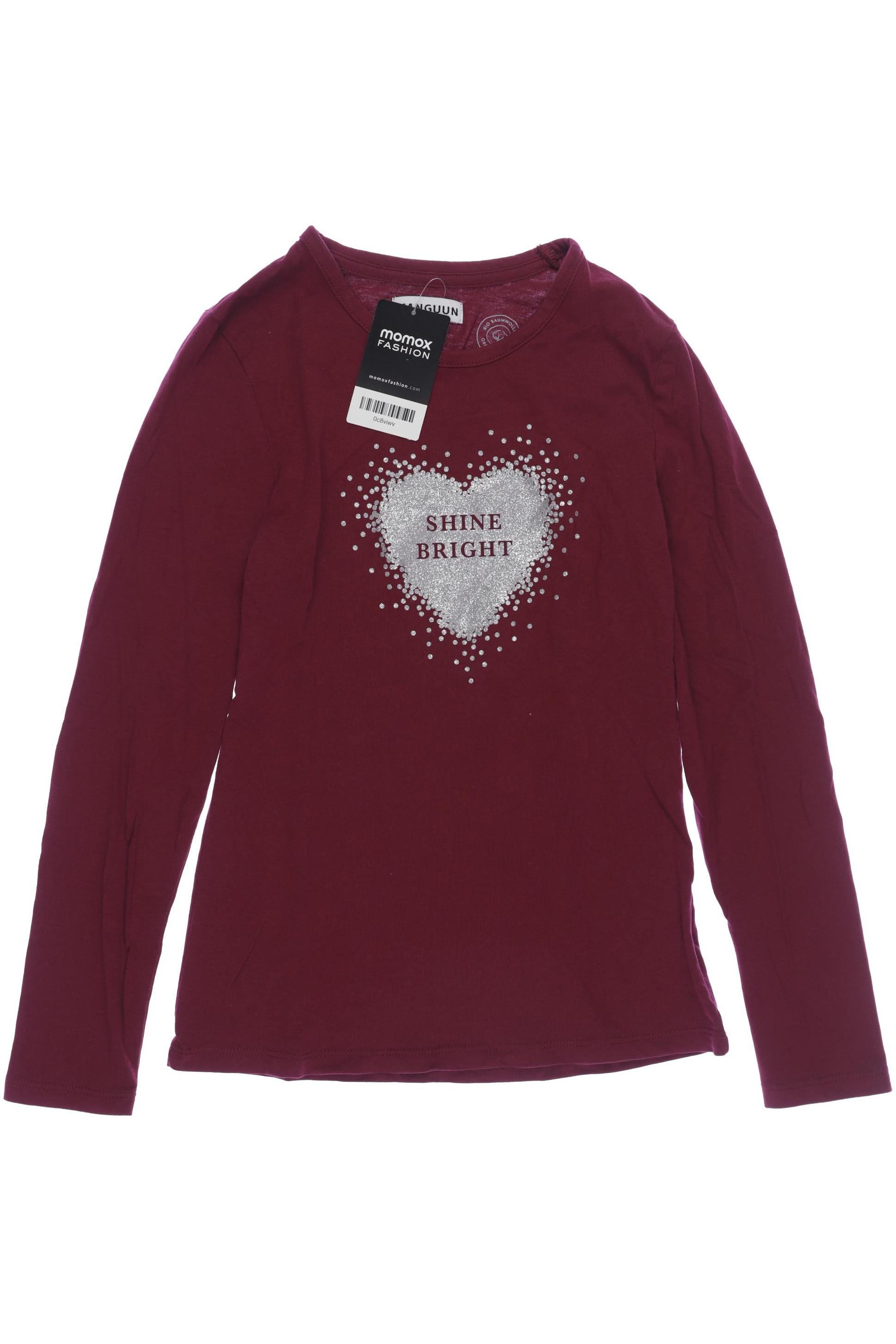 

Manguun Mädchen Langarmshirt, bordeaux
