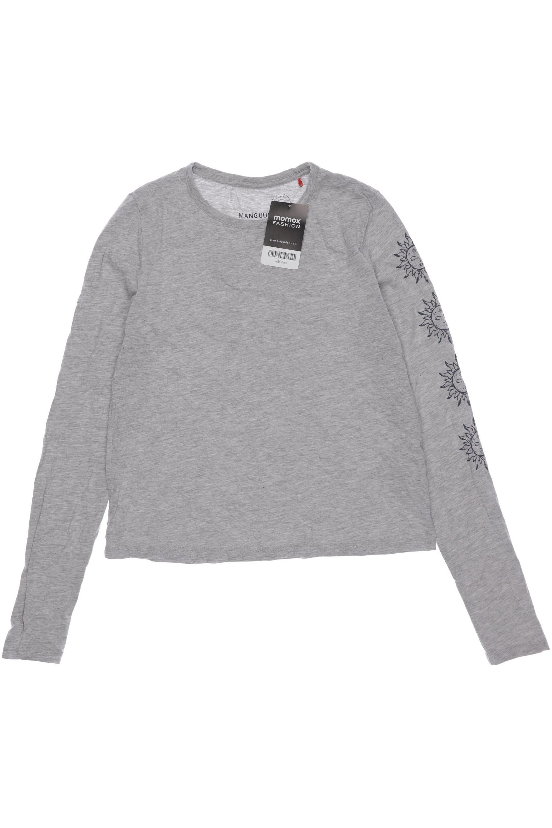 

Manguun Mädchen Langarmshirt, grau