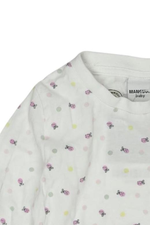 Thumbnail - Manguun Mädchen Langarmshirt, weiß, Gr. 62