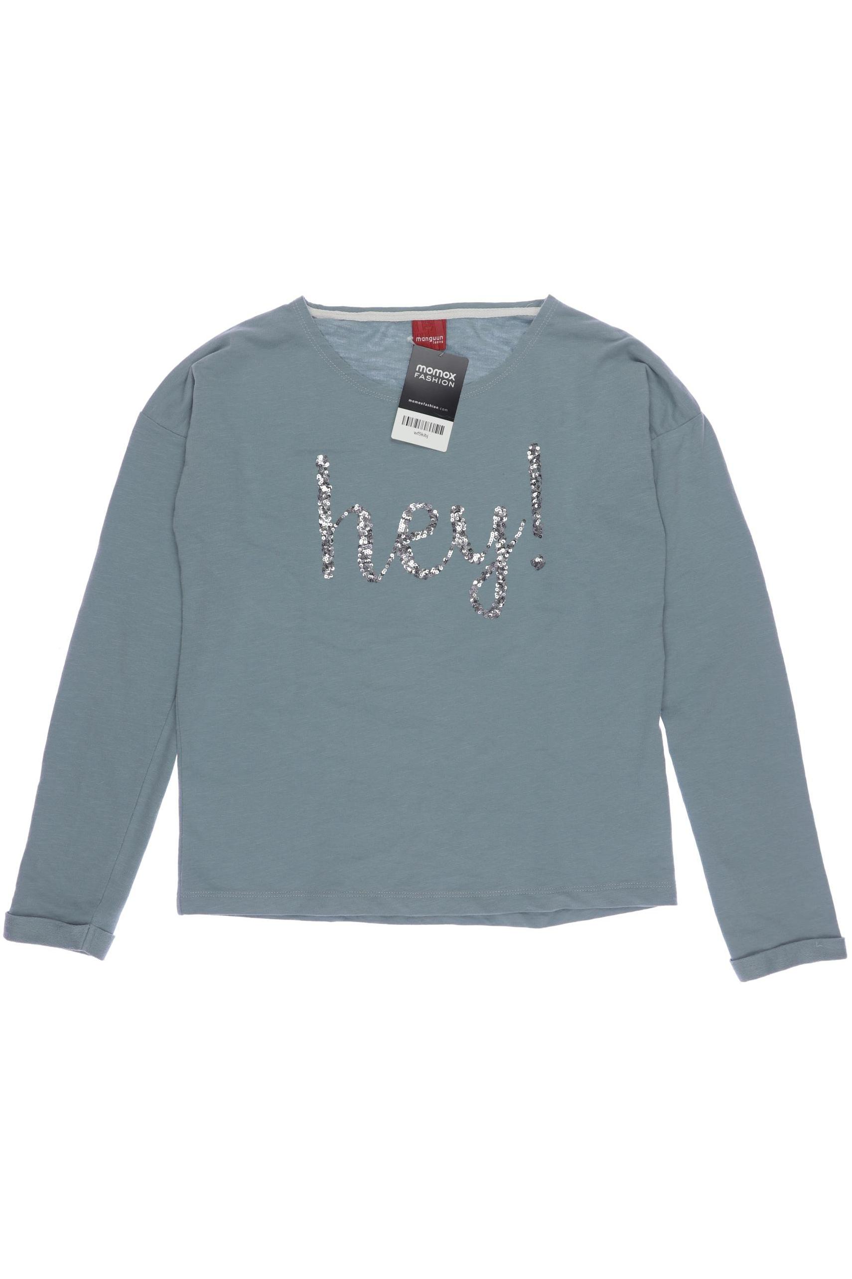

Manguun Damen Langarmshirt, türkis, Gr. 164