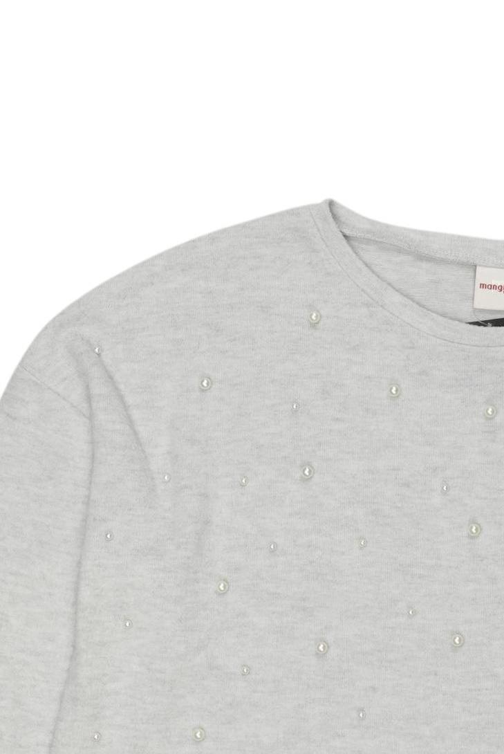 Thumbnail - Manguun Mädchen Pullover, grau, Gr. 176
