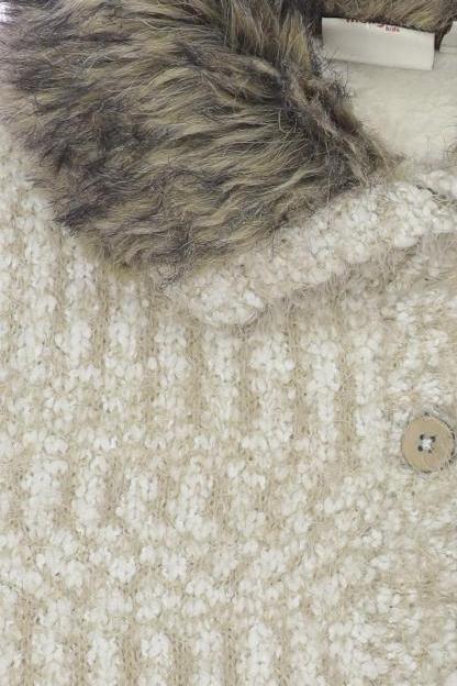 Thumbnail - Manguun Damen Strickjacke, beige, Gr. 152