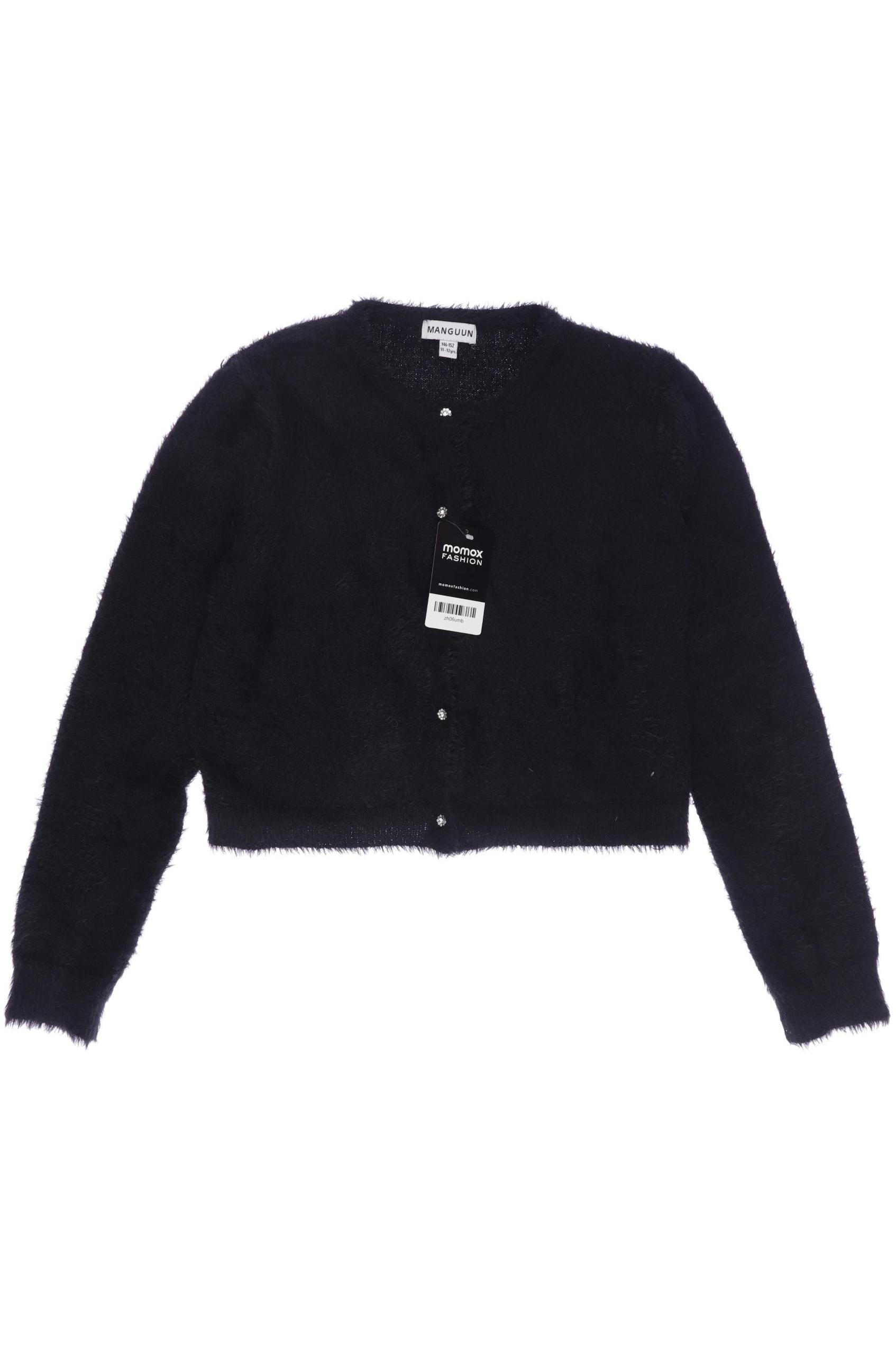 

Manguun Mädchen Strickjacke, schwarz