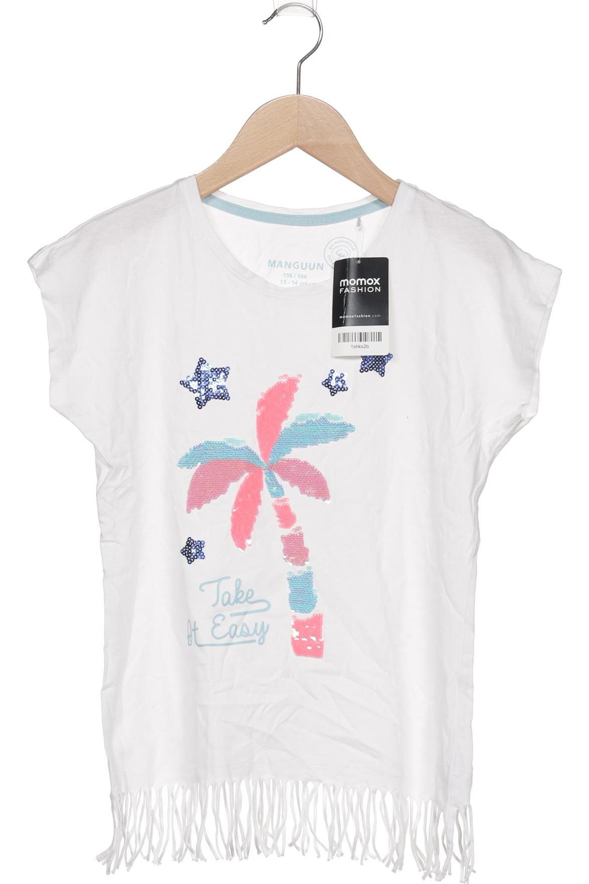 

Manguun Damen T-Shirt, weiß, Gr. 158