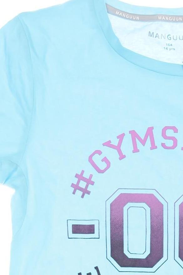 Thumbnail - Manguun Damen T-Shirt, blau, Gr. 164