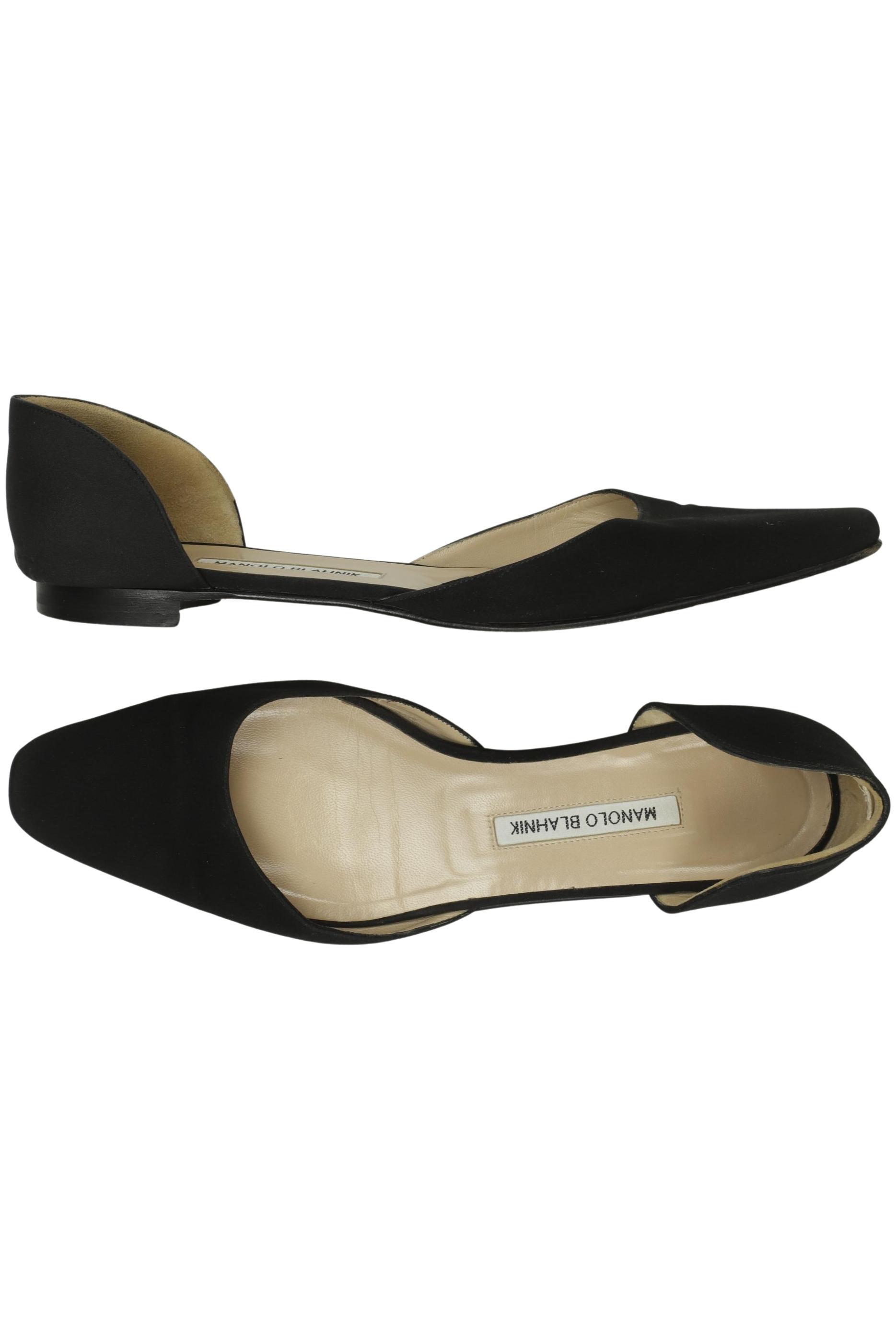 

Manolo Blahnik Damen Ballerinas, schwarz, Gr. 40.5