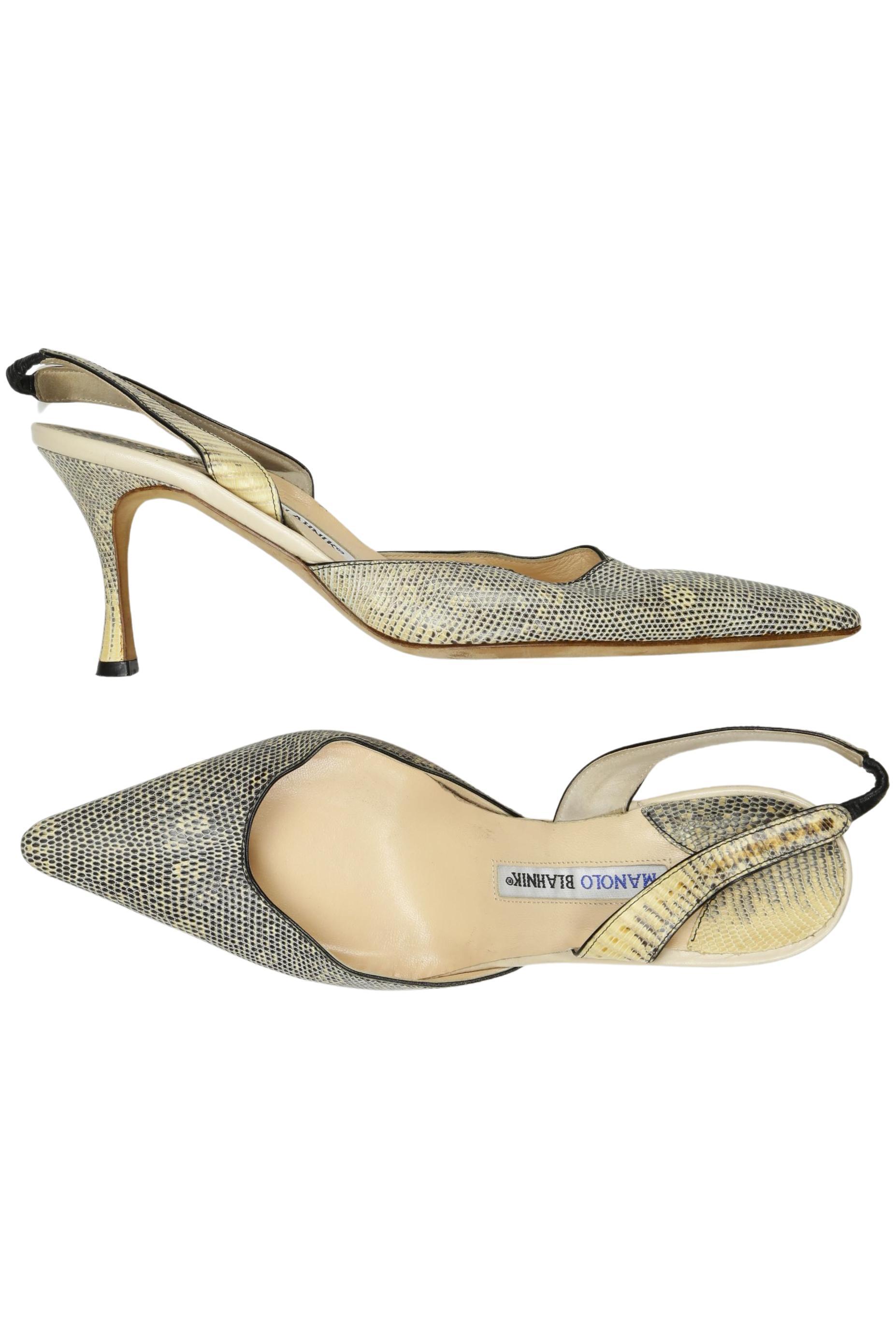 

Manolo Blahnik Damen Pumps, beige, Gr. 38
