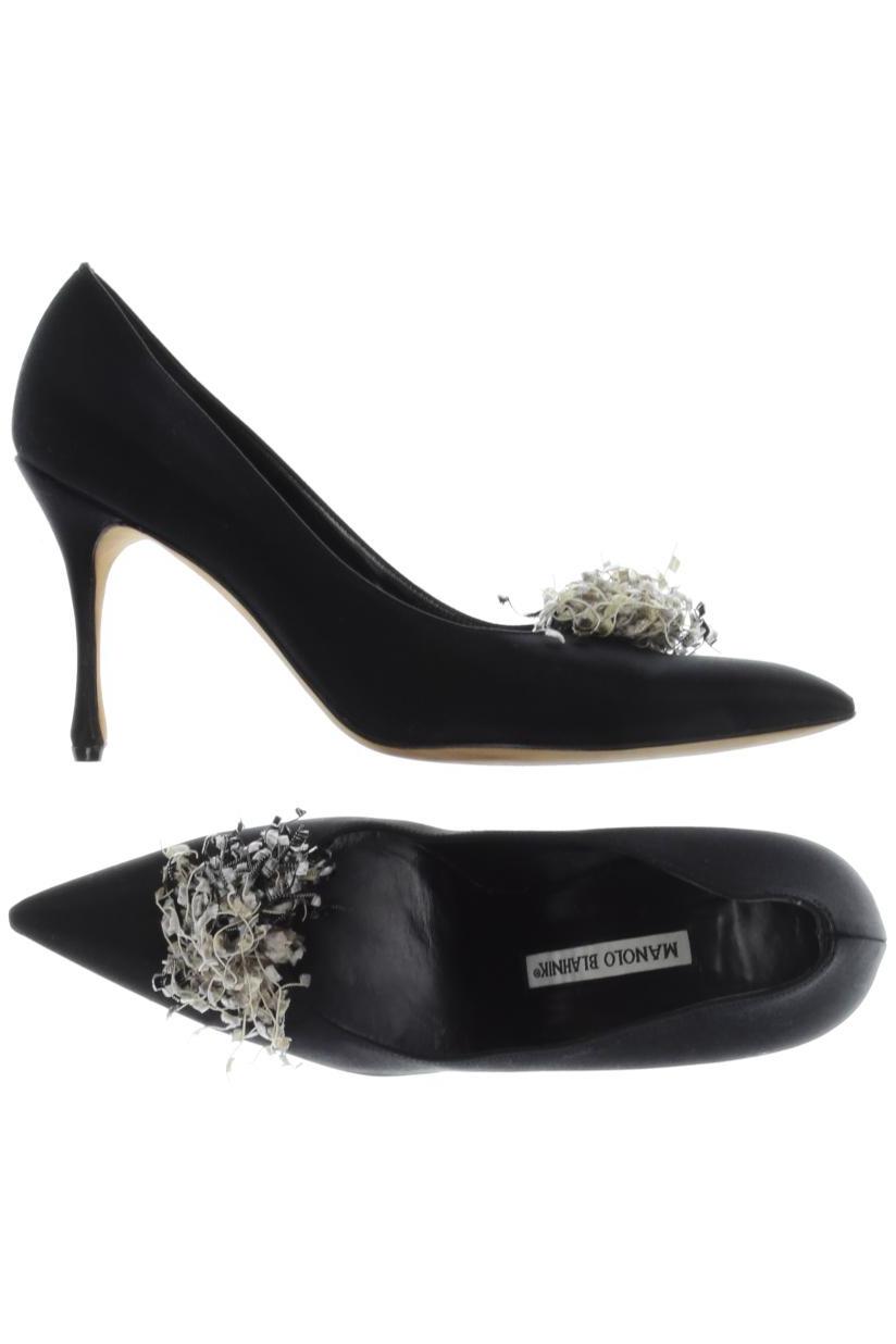 

Manolo Blahnik Damen Pumps, schwarz, Gr. 40.5