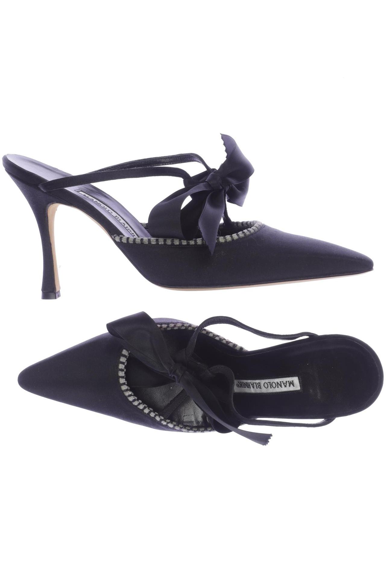 

Manolo Blahnik Damen Sandale, schwarz, Gr. 38