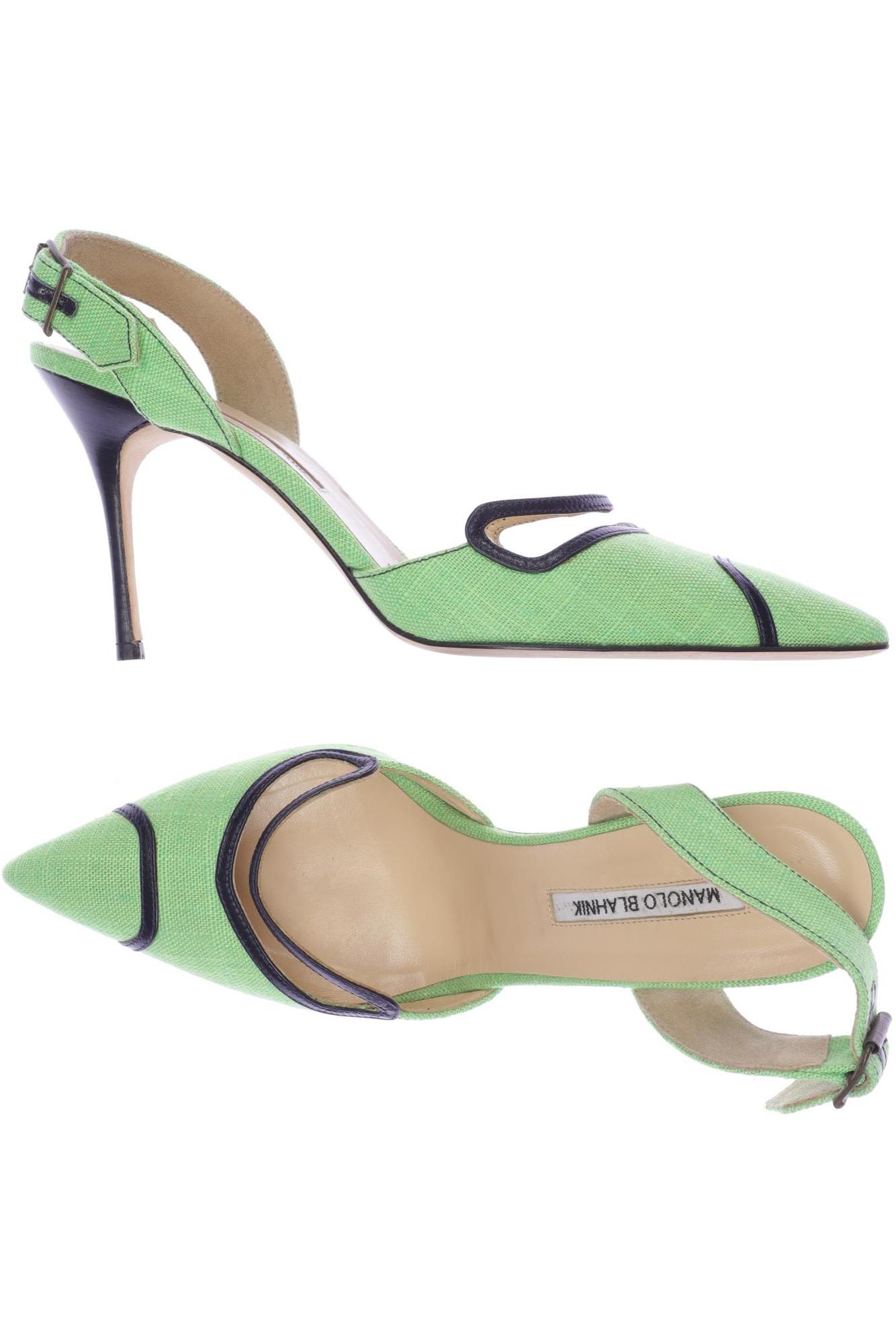 

Manolo Blahnik Damen Pumps, hellgrün, Gr. 41