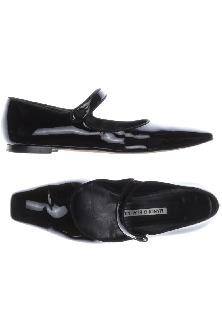 

Manolo Blahnik Damen Ballerinas, schwarz, Gr. 37