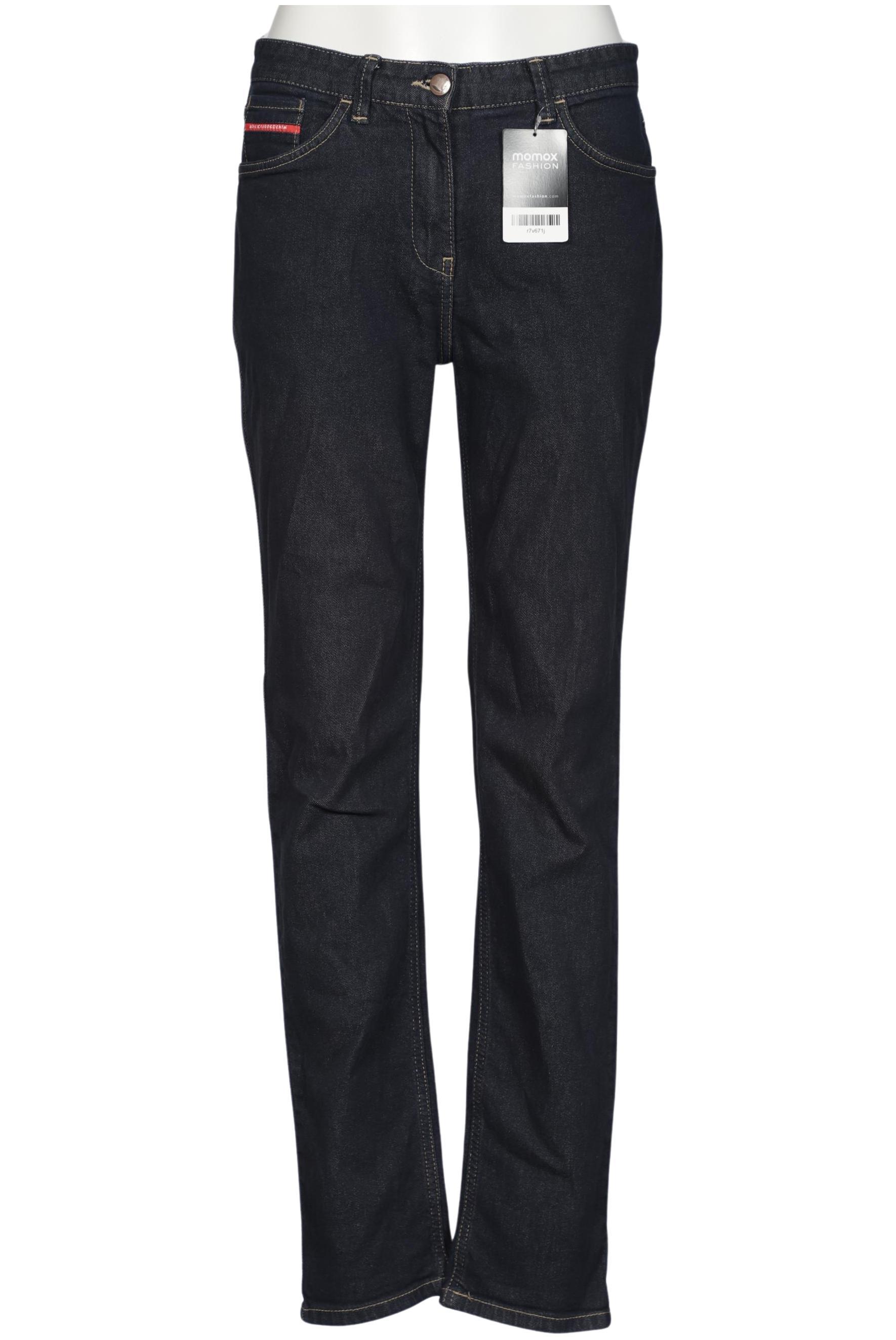 

manomama Damen Jeans, marineblau, Gr. 28