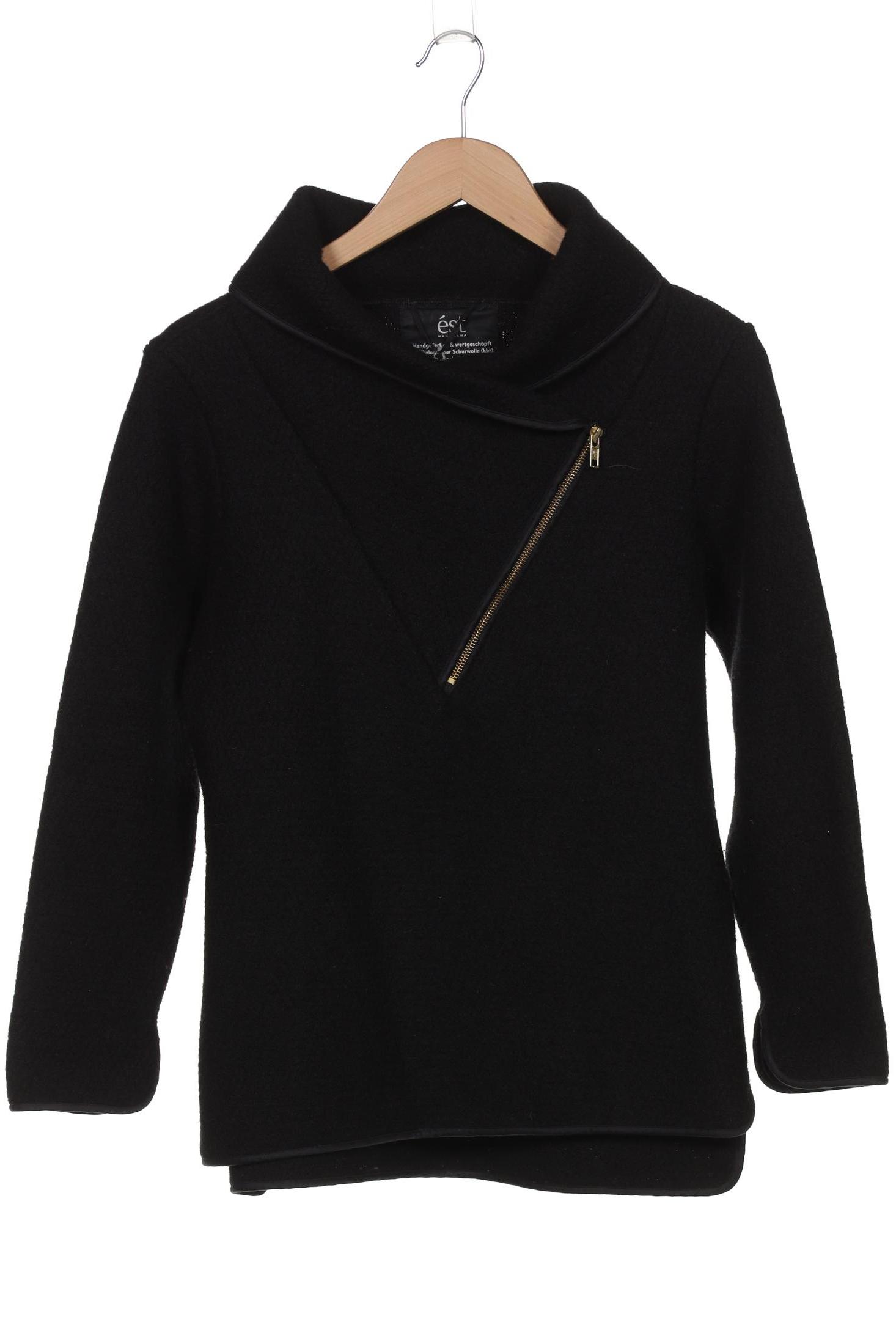 

manomama Damen Pullover, schwarz, Gr. 40