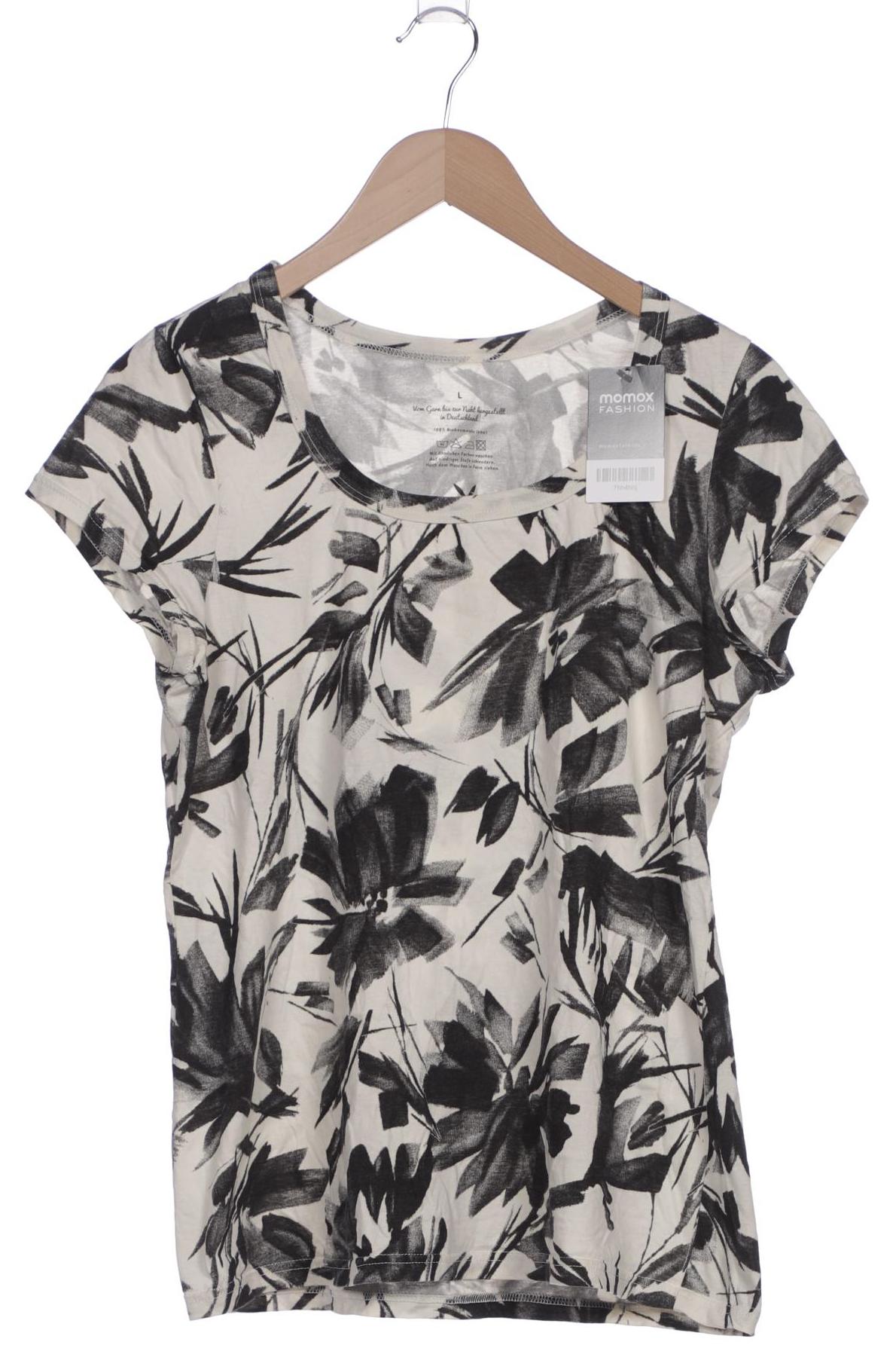 

manomama Damen T-Shirt, schwarz, Gr. 42