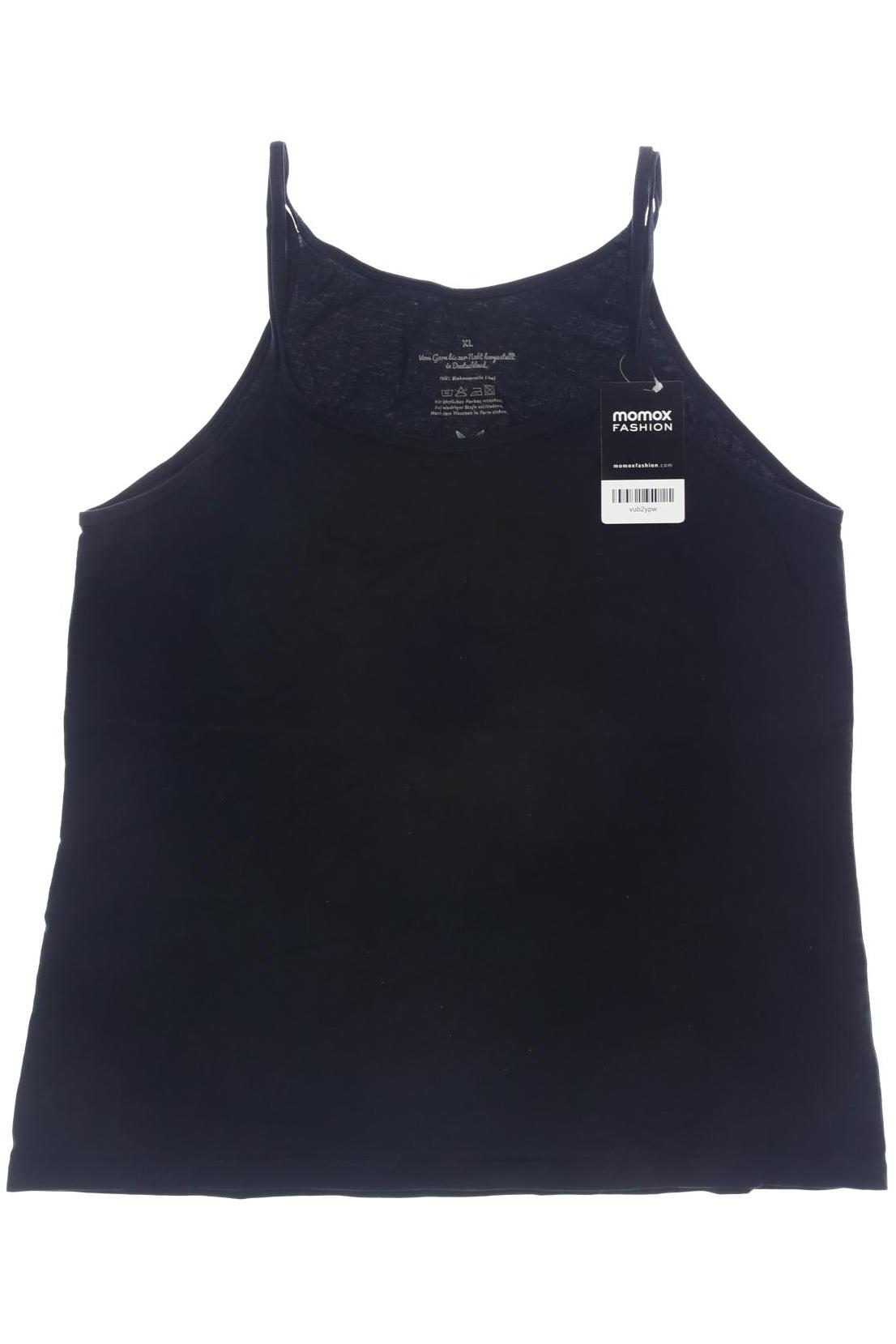 

manomama Damen Top, schwarz, Gr. 44