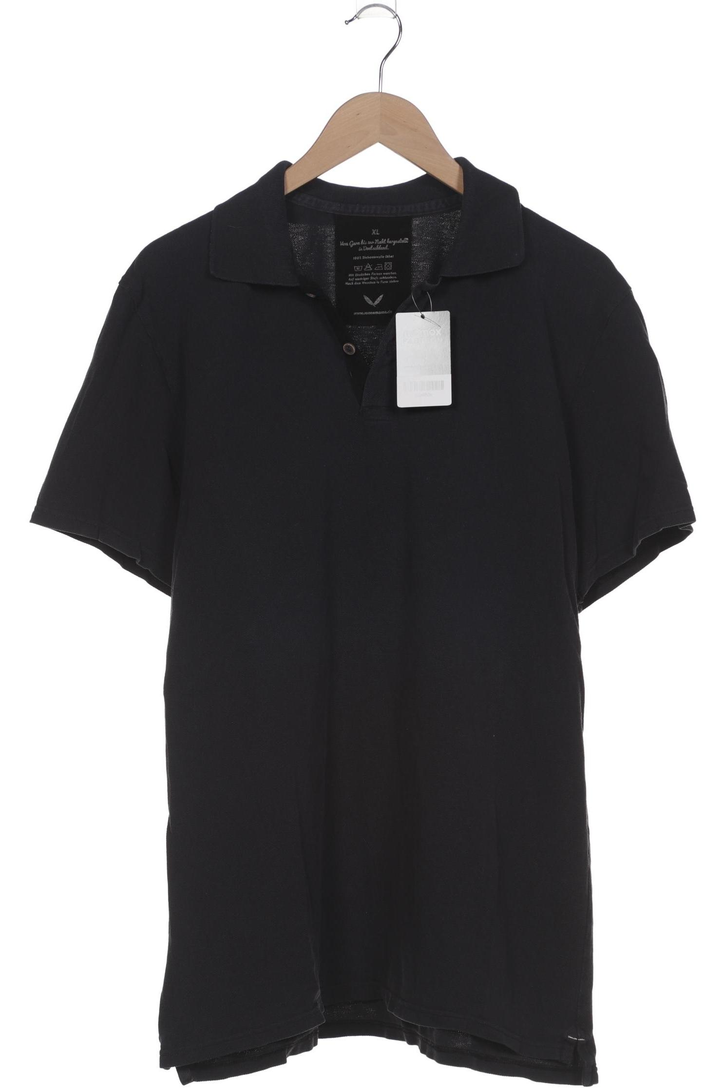 

manomama Herren Poloshirt, marineblau, Gr. 54