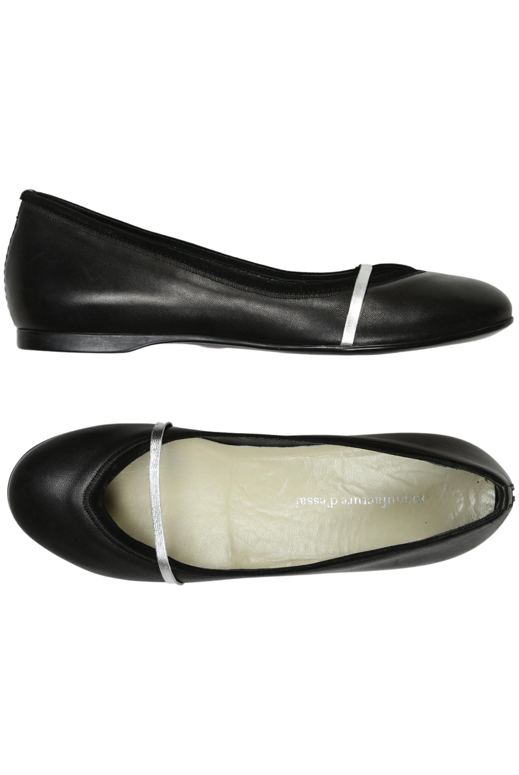 

manufacture dessai Damen Ballerinas, schwarz, Gr. 39