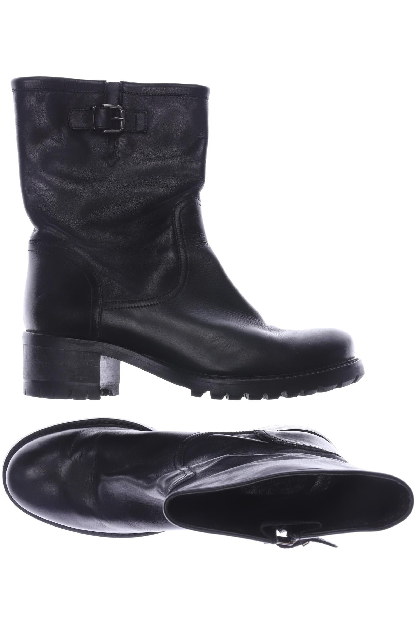 

manufacture dessai Damen Stiefel, schwarz, Gr. 37