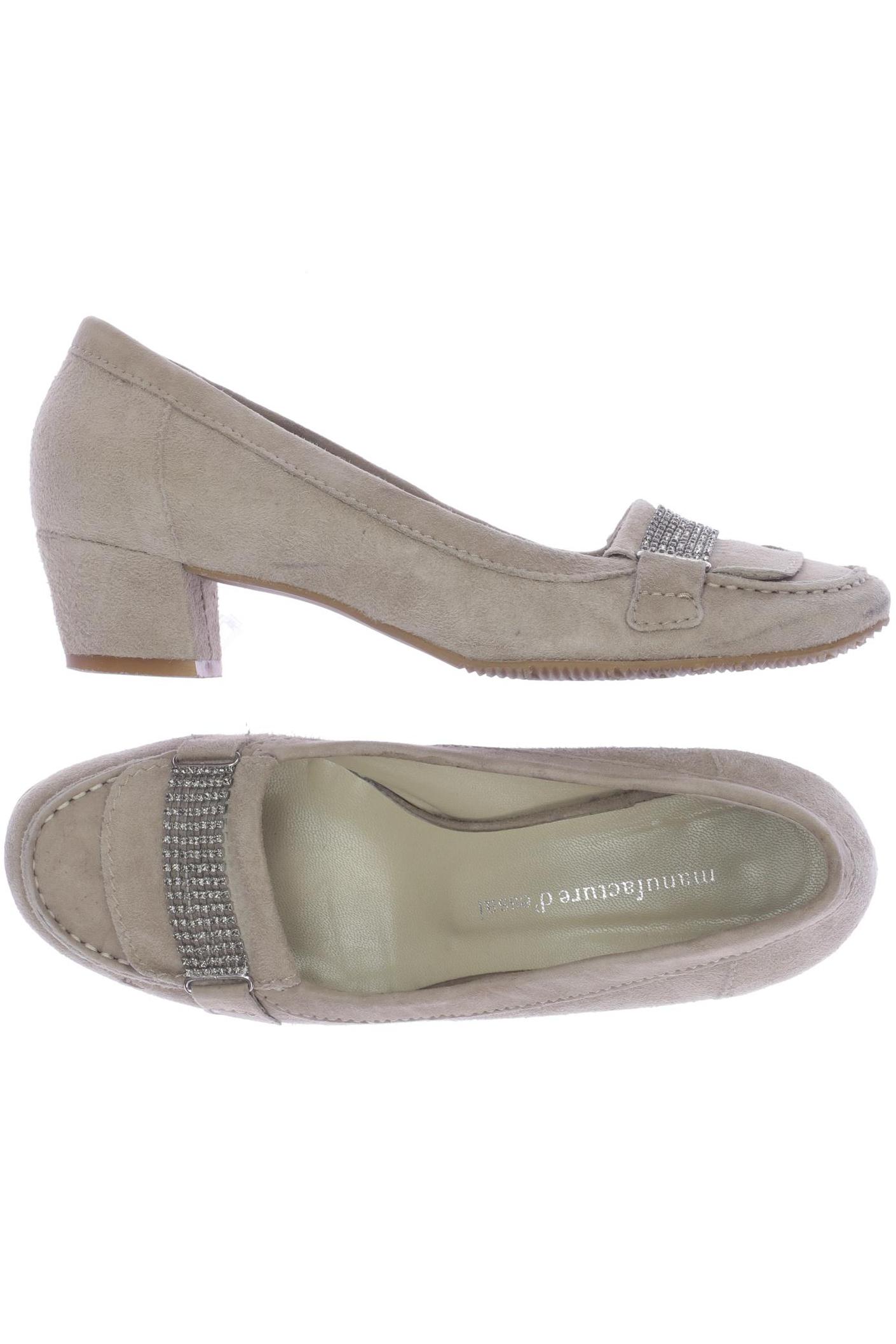 

manufacture dessai Damen Pumps, beige, Gr. 37