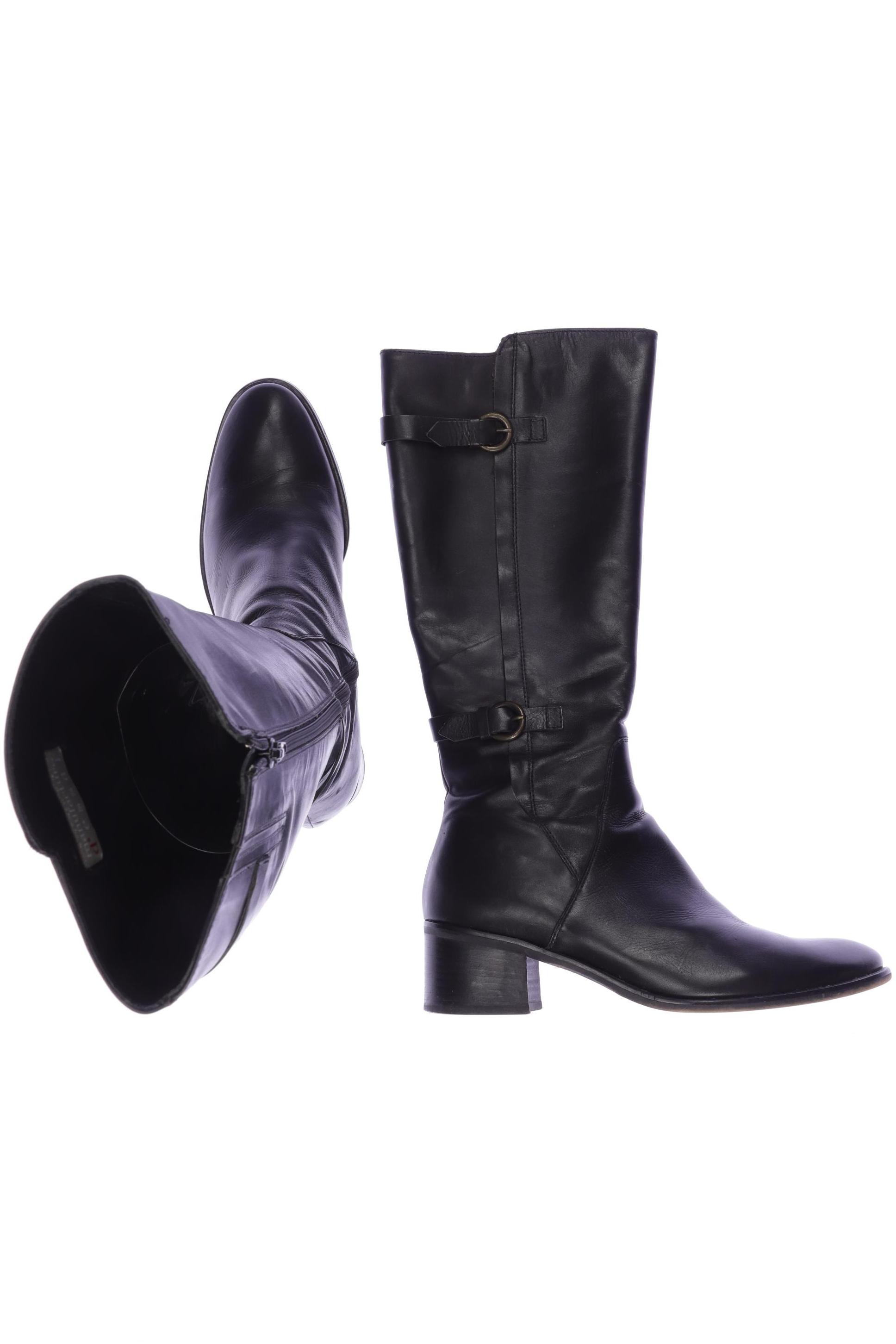 

manufacture dessai Damen Stiefel, schwarz, Gr. 38.5