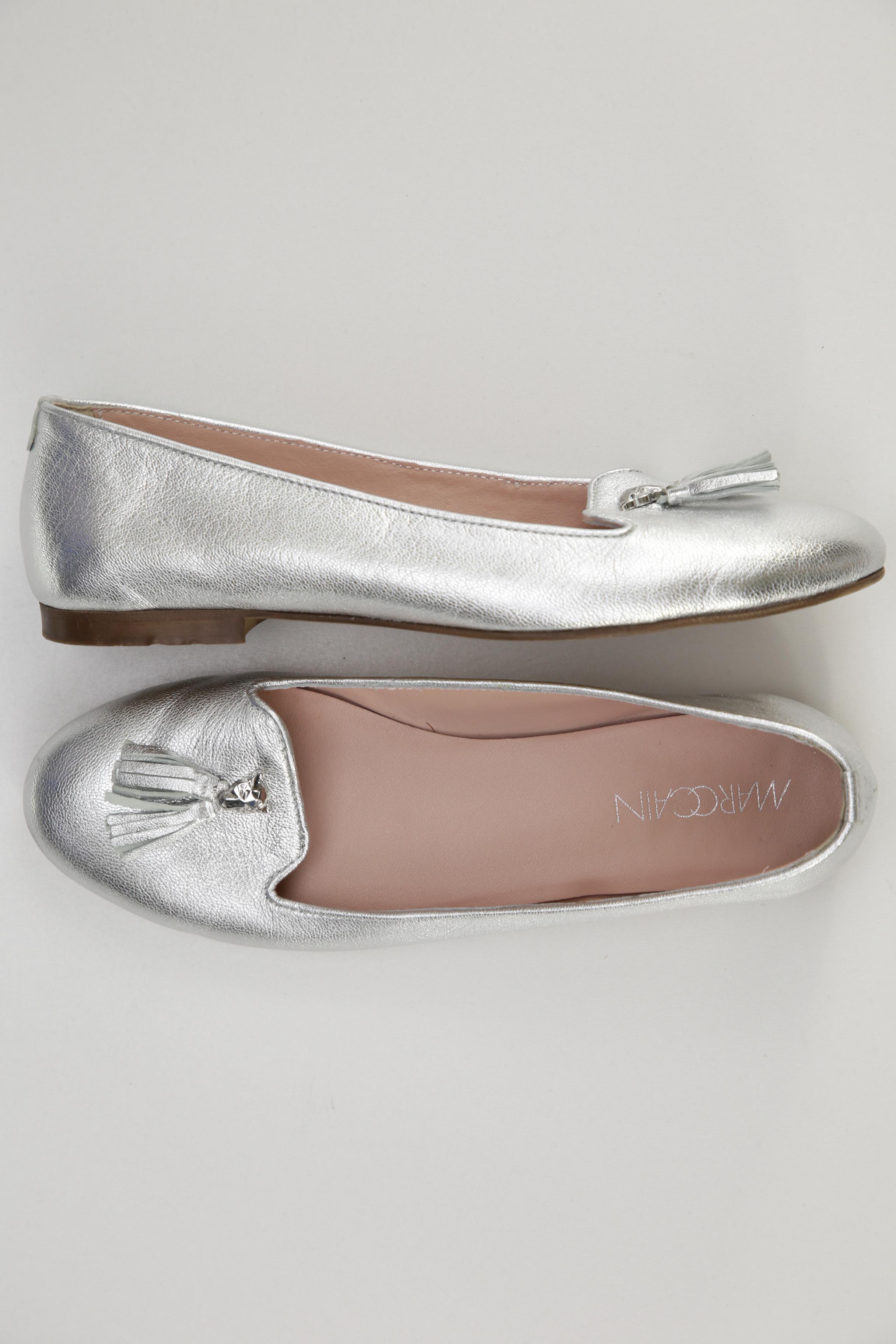 

Marc Cain Damen Ballerinas, silber, Gr. 39