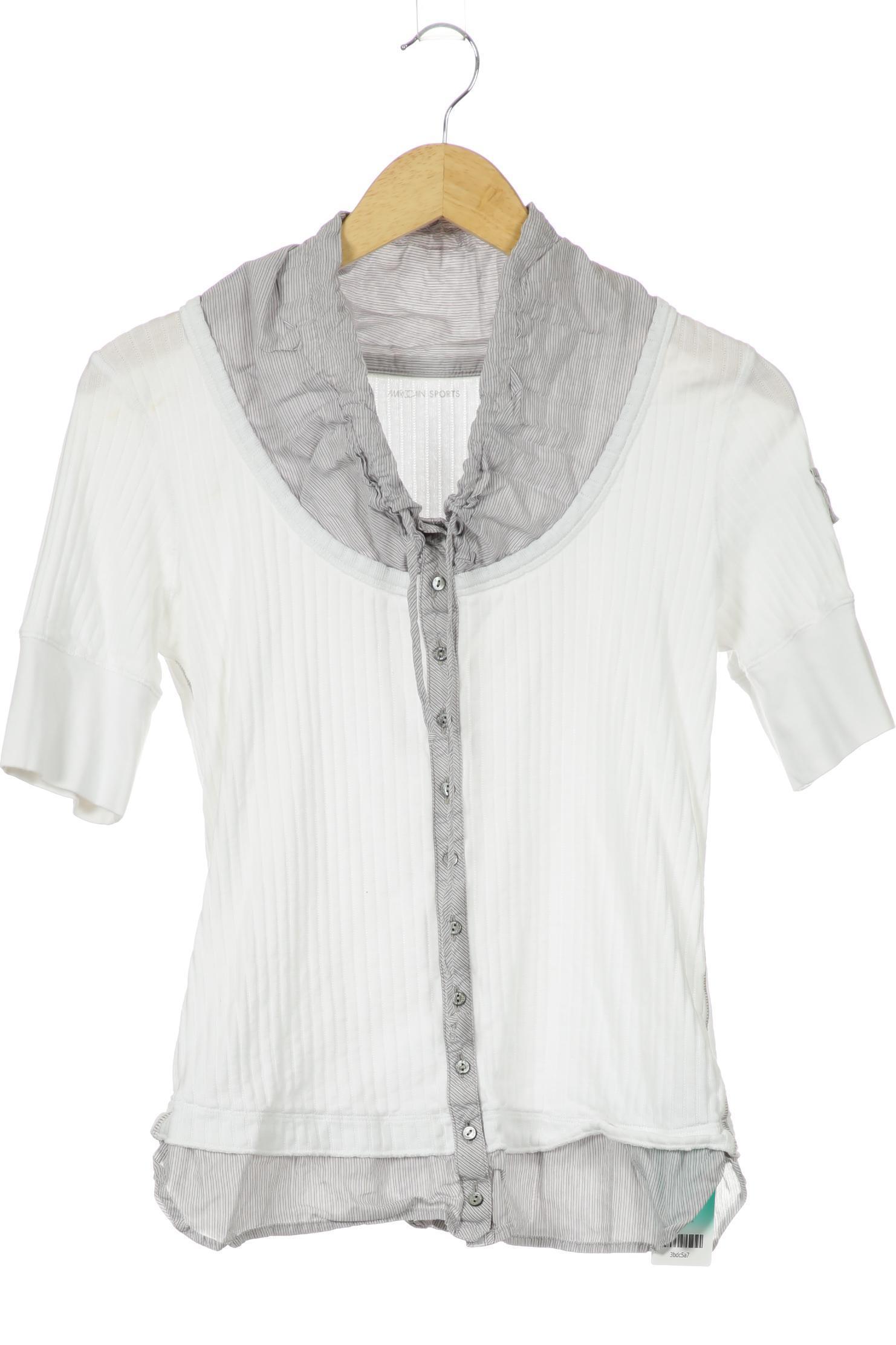 

Marc Cain Damen Bluse, weiß, Gr.