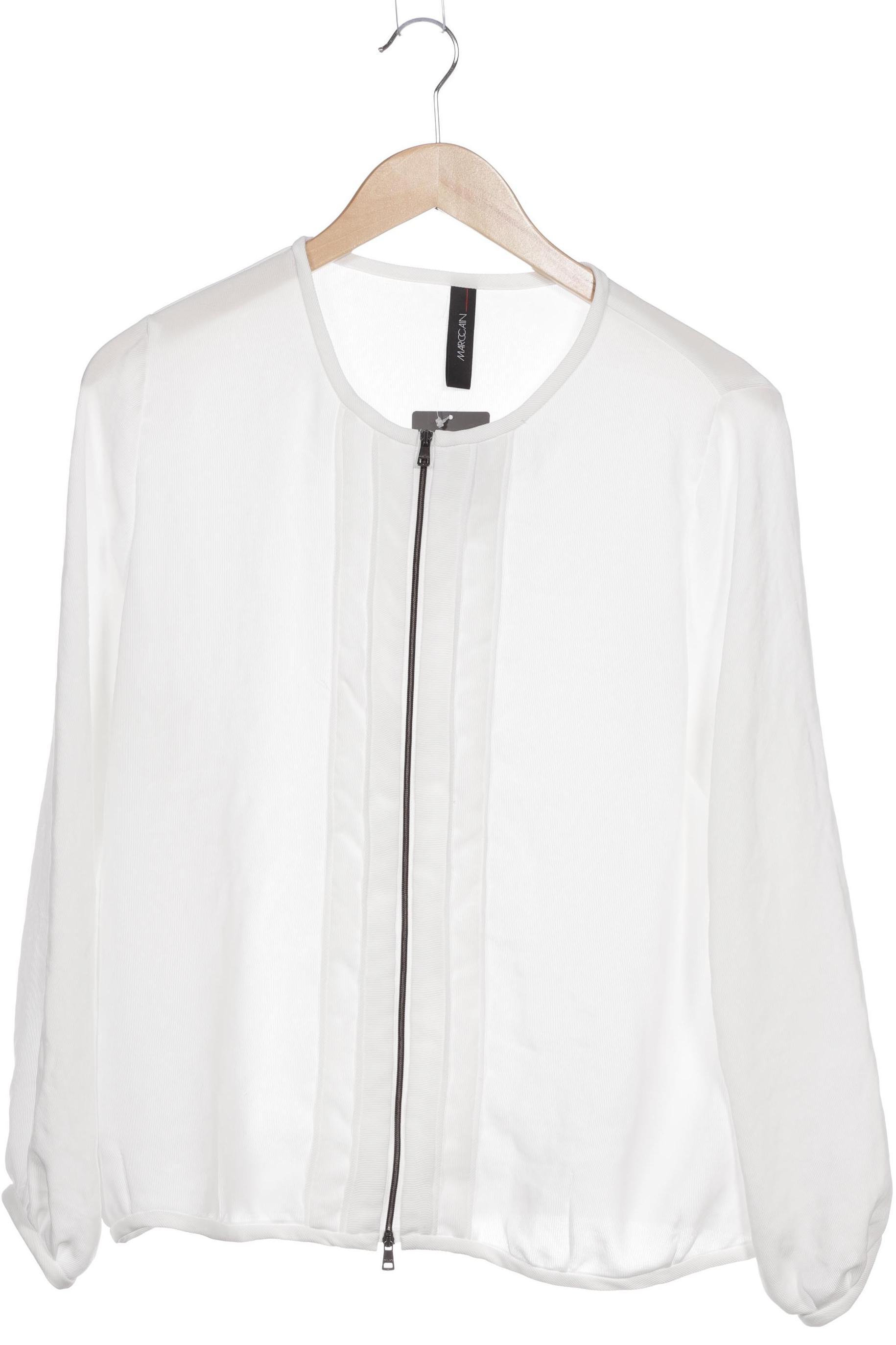 

Marc Cain Damen Strickjacke, weiß, Gr.