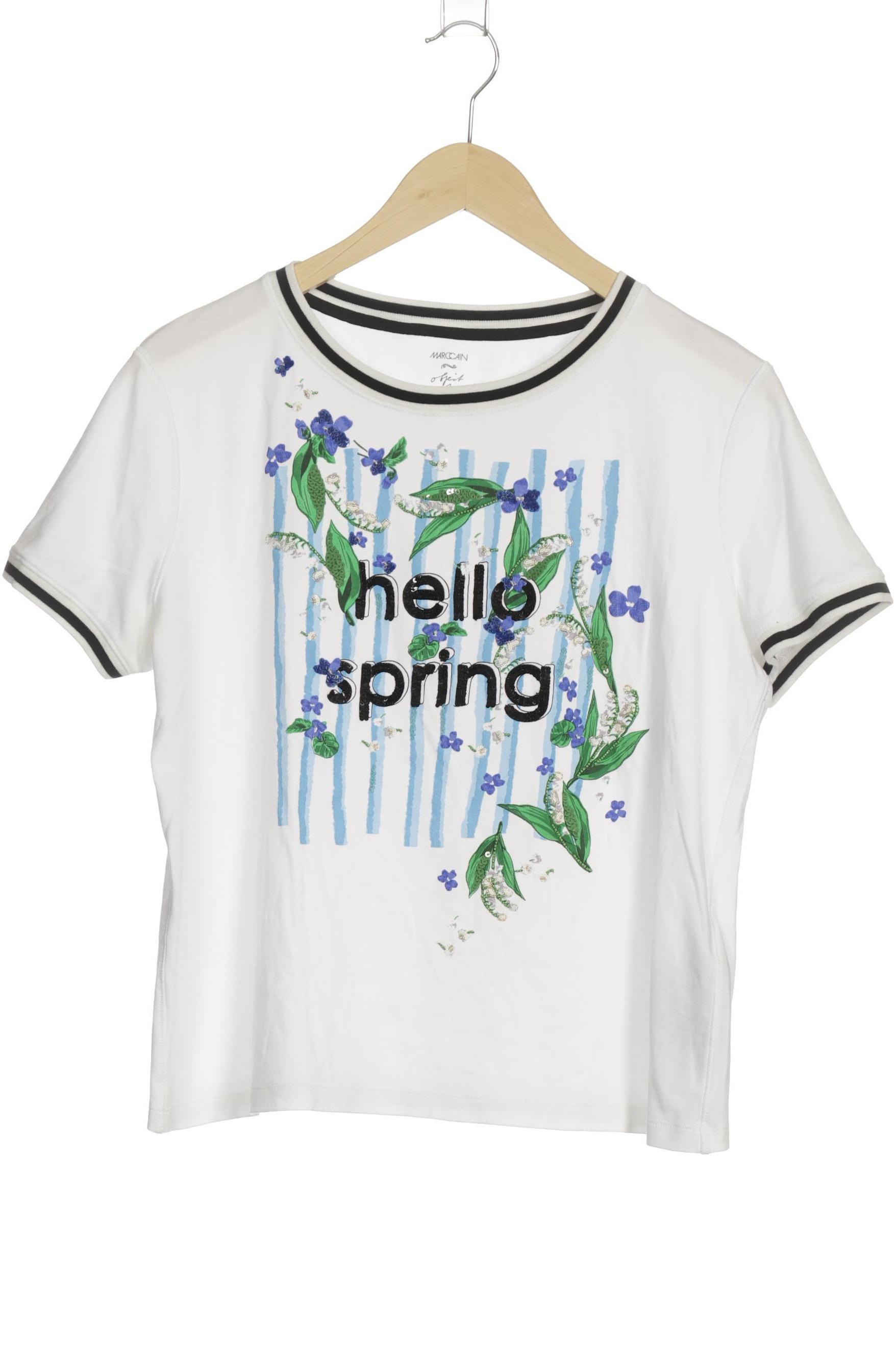 

Marc Cain Damen T-Shirt, weiß, Gr. 40
