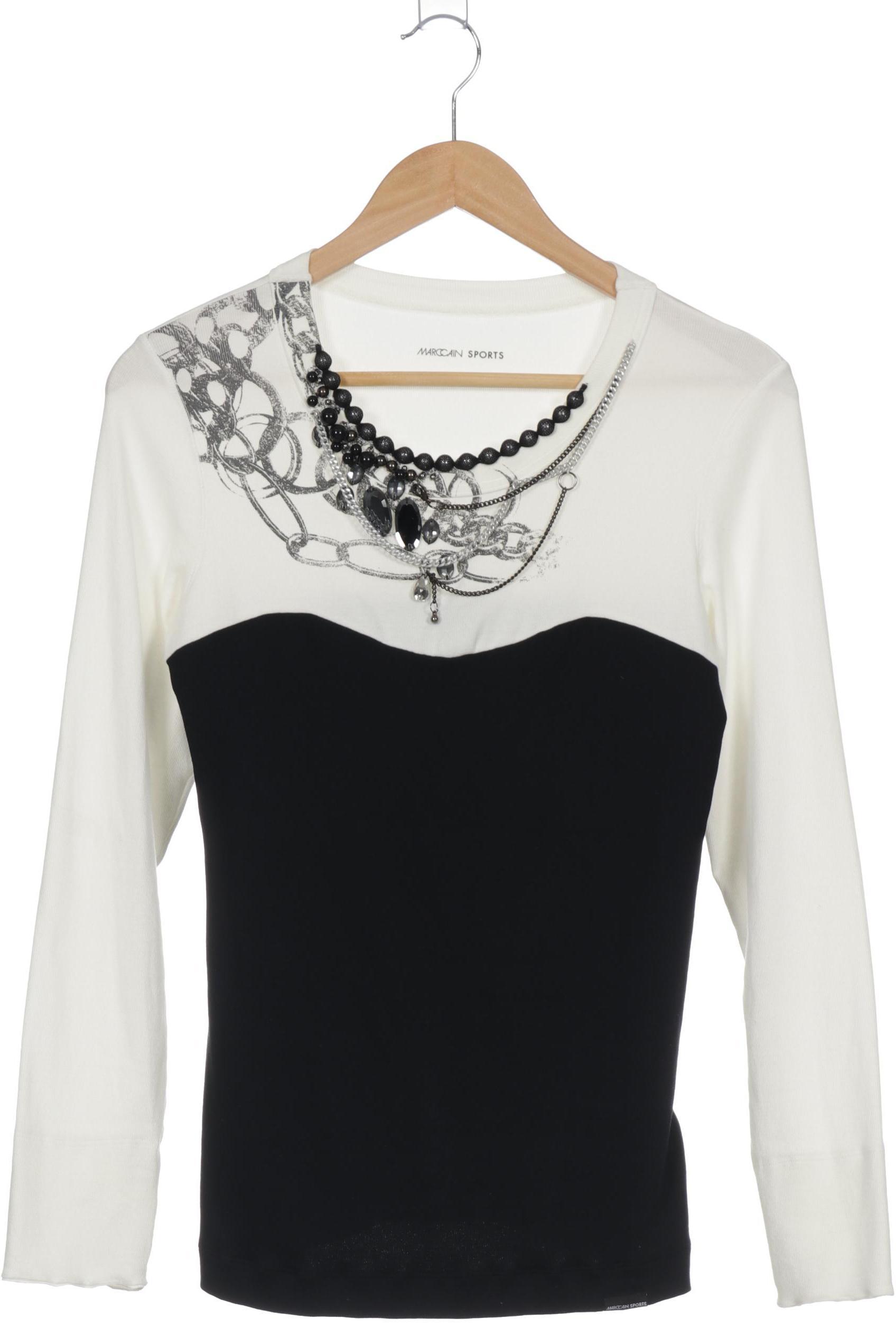 

Marc Cain Damen Bluse, schwarz, Gr.