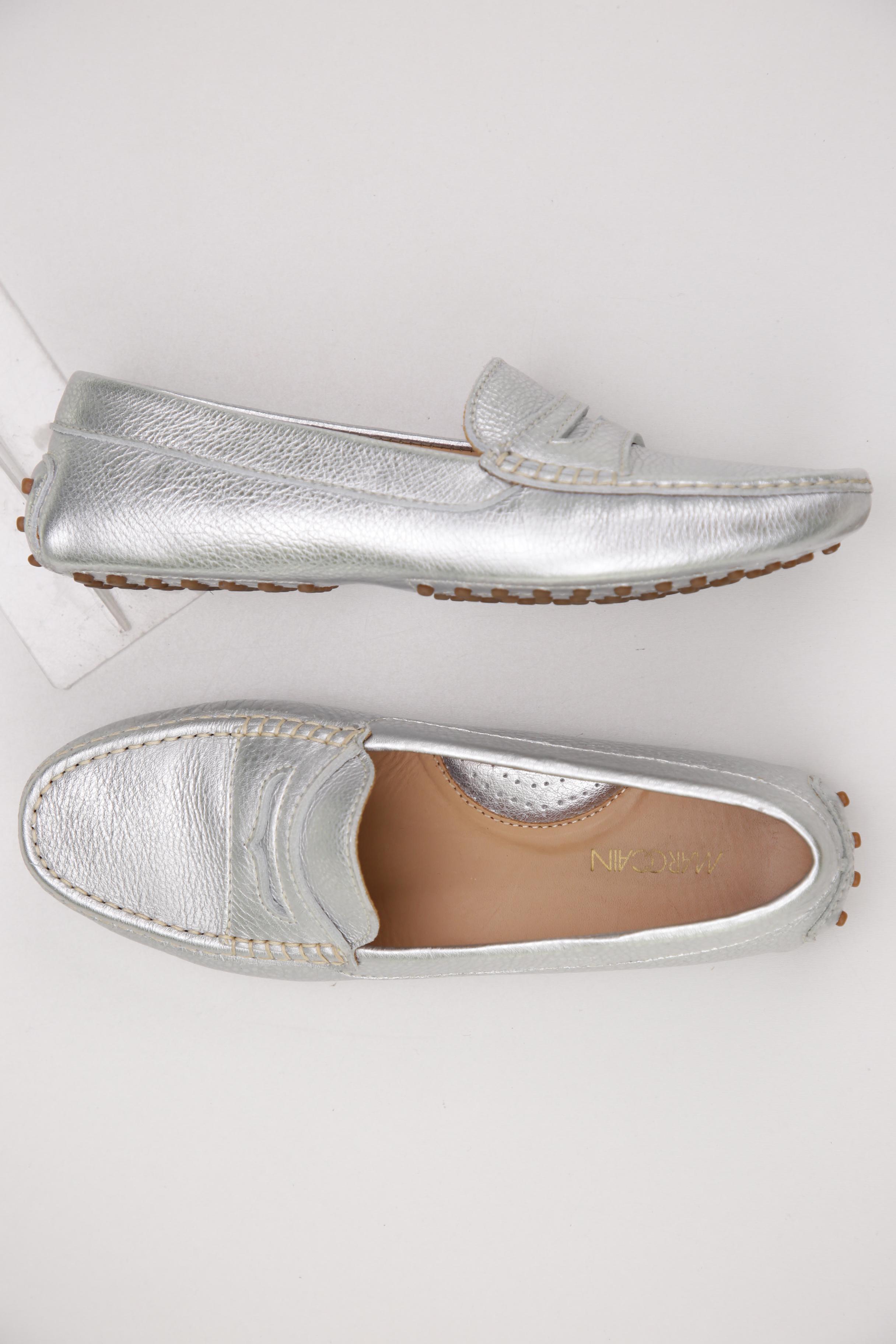 

Marc Cain Damen Halbschuh, silber, Gr. 39