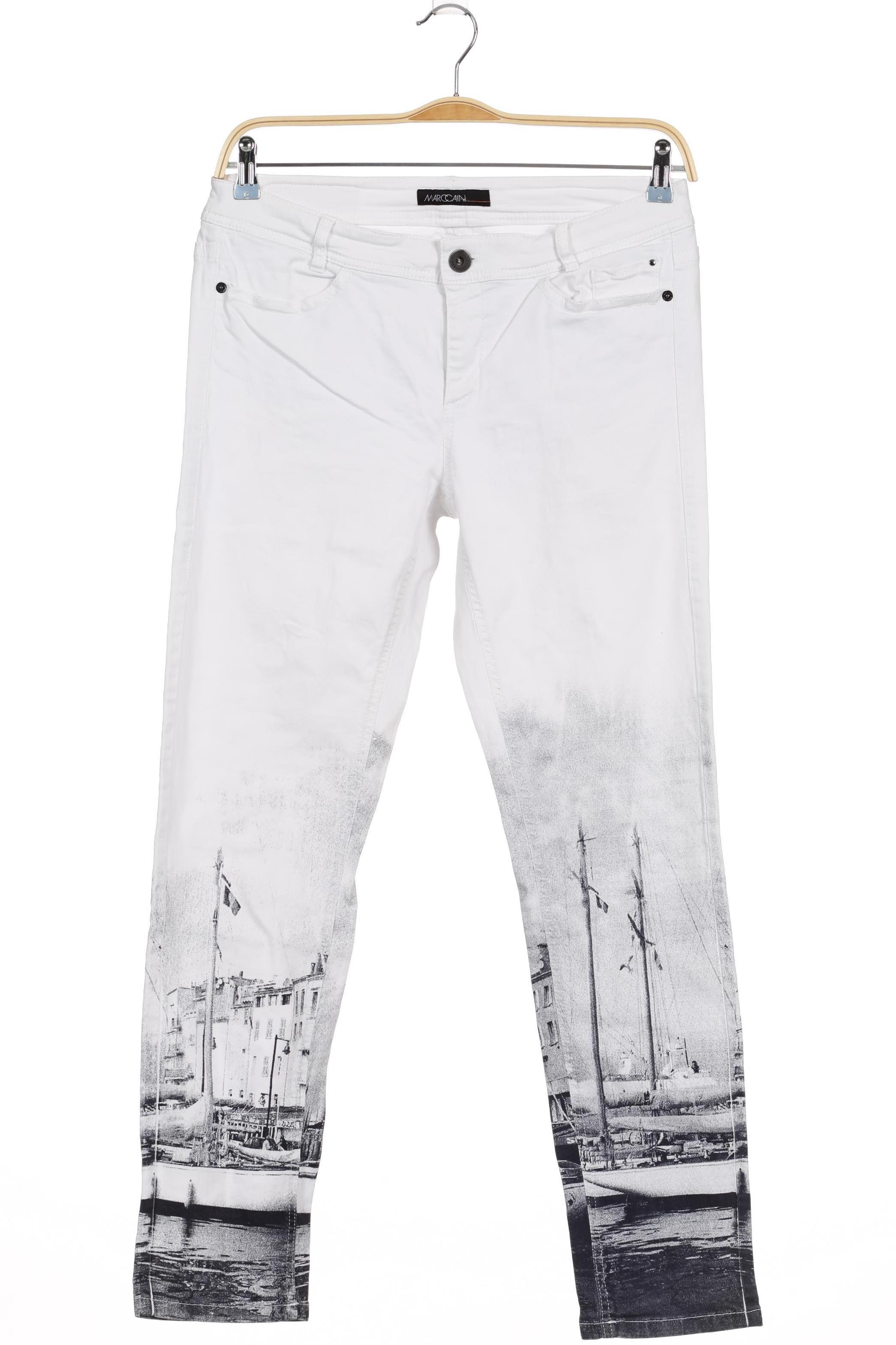 

Marc Cain Damen Jeans, weiß, Gr.