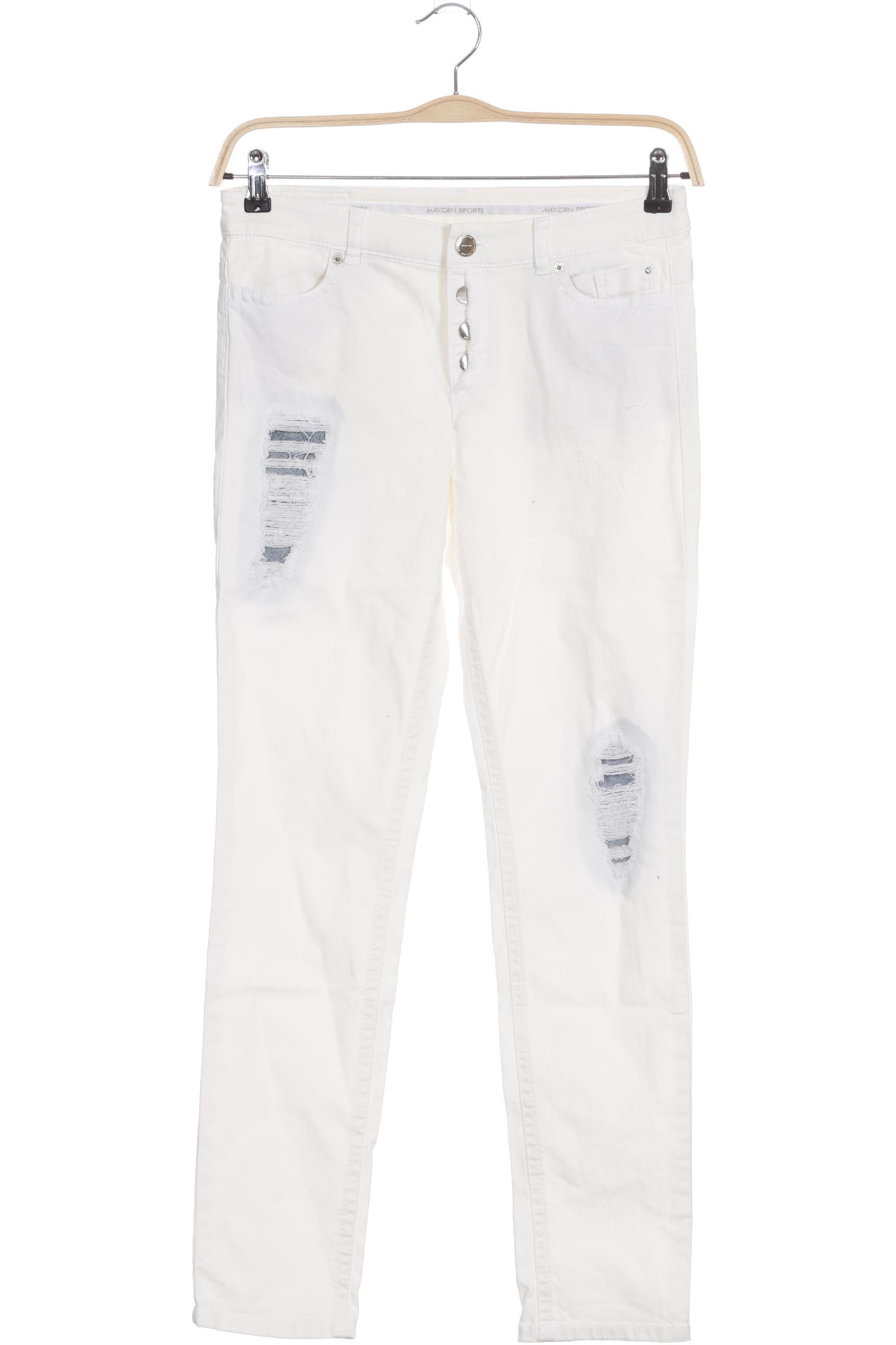 

Marc Cain Damen Jeans, weiß, Gr.