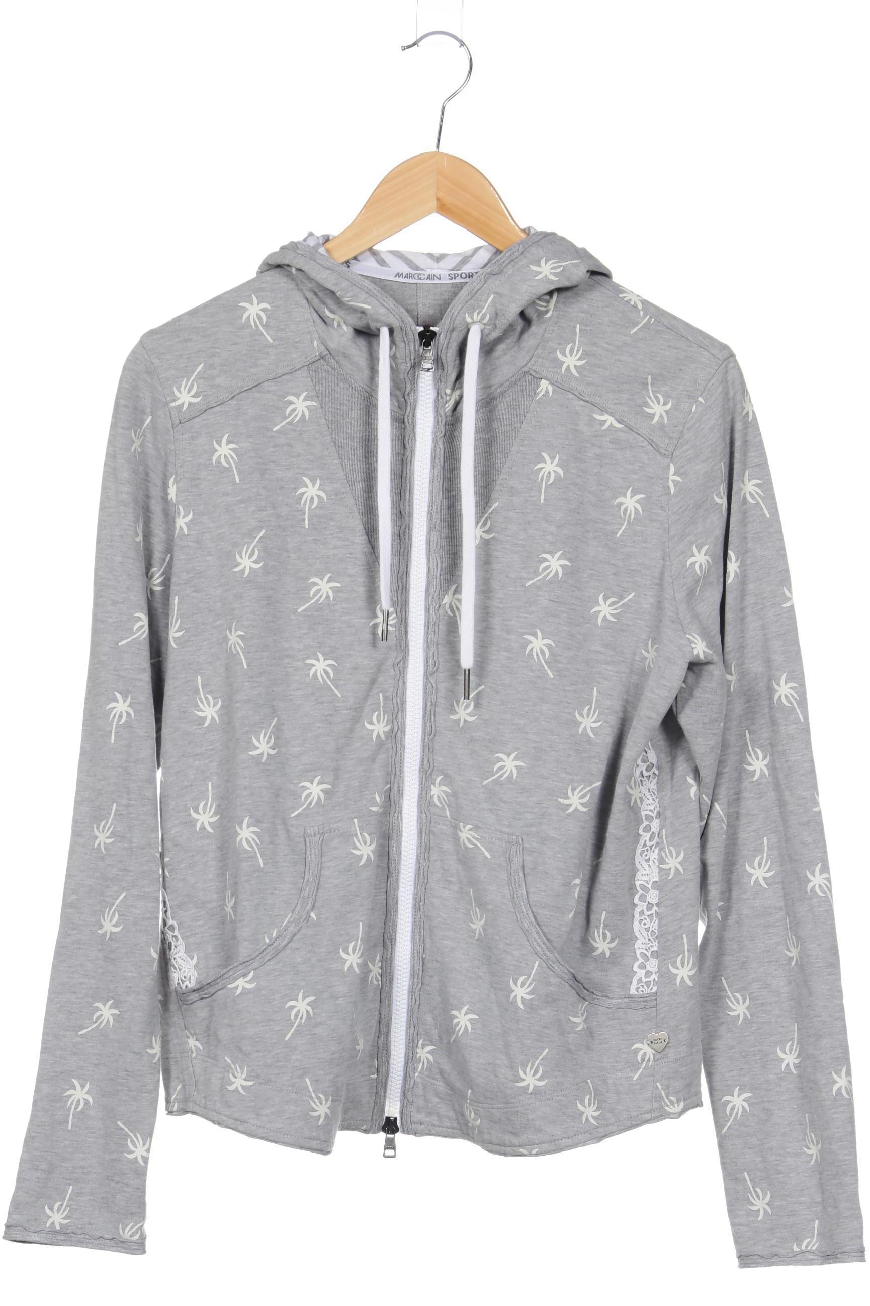 

Marc Cain Damen Kapuzenpullover, grau, Gr.