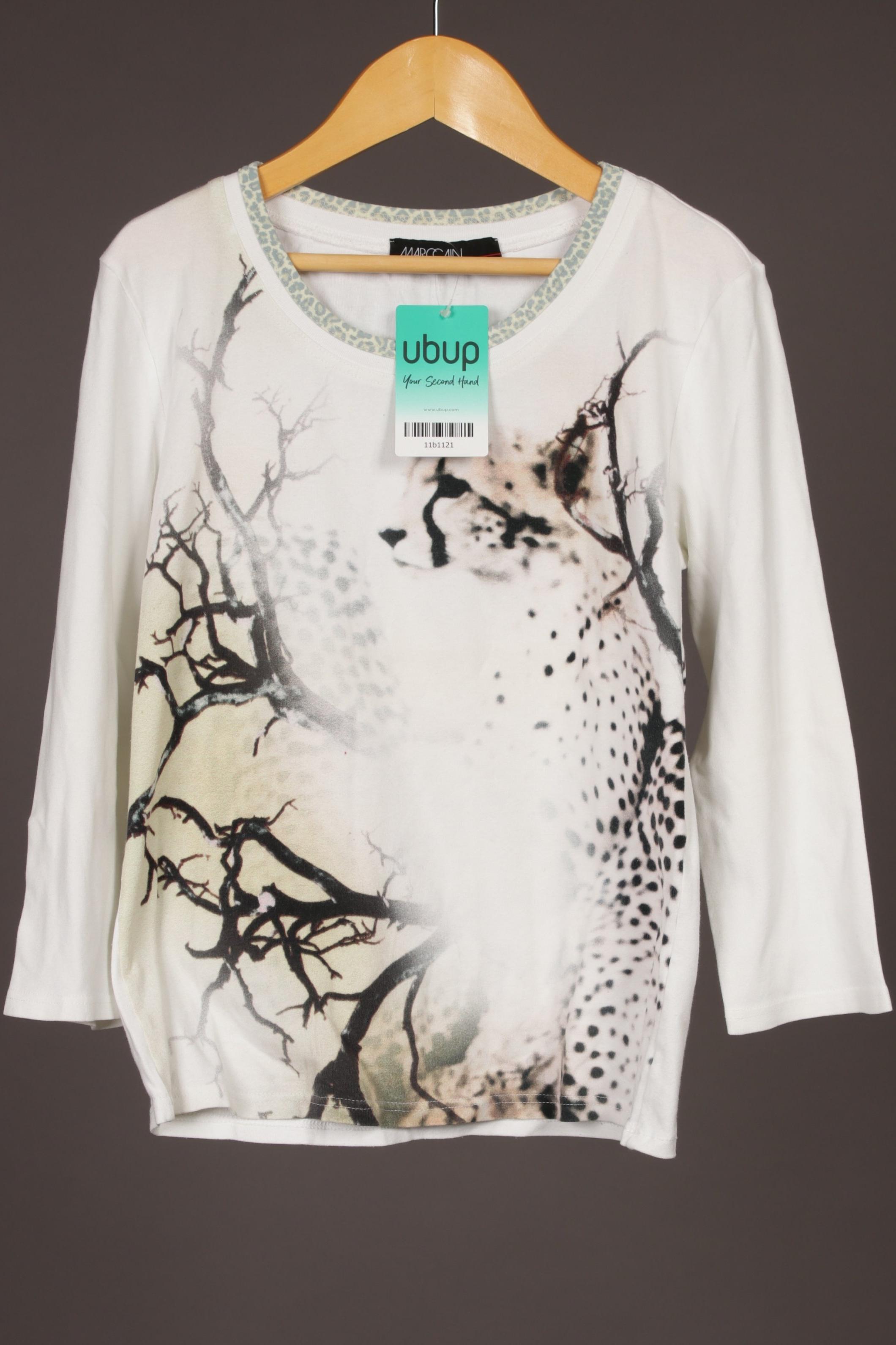 

Marc Cain Damen Langarmshirt, weiß, Gr.