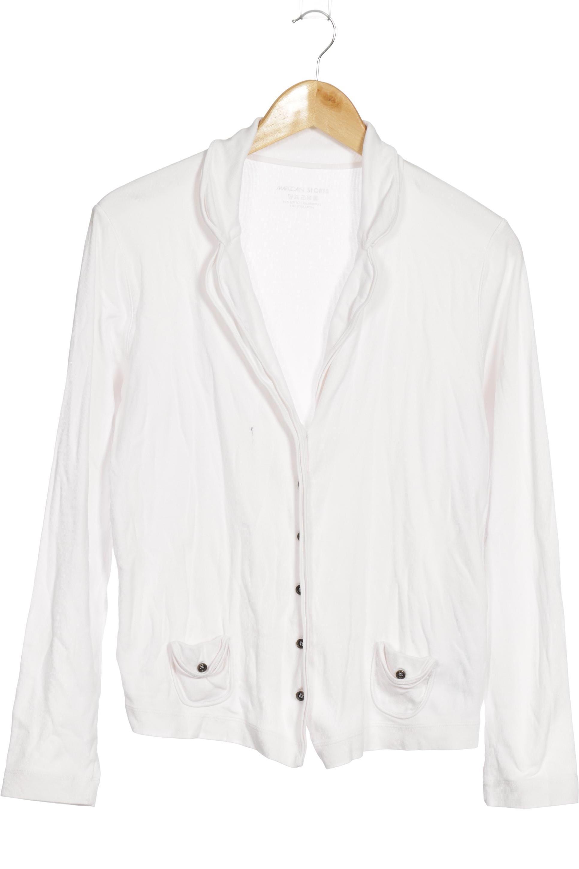 

Marc Cain Damen Strickjacke, weiß, Gr.