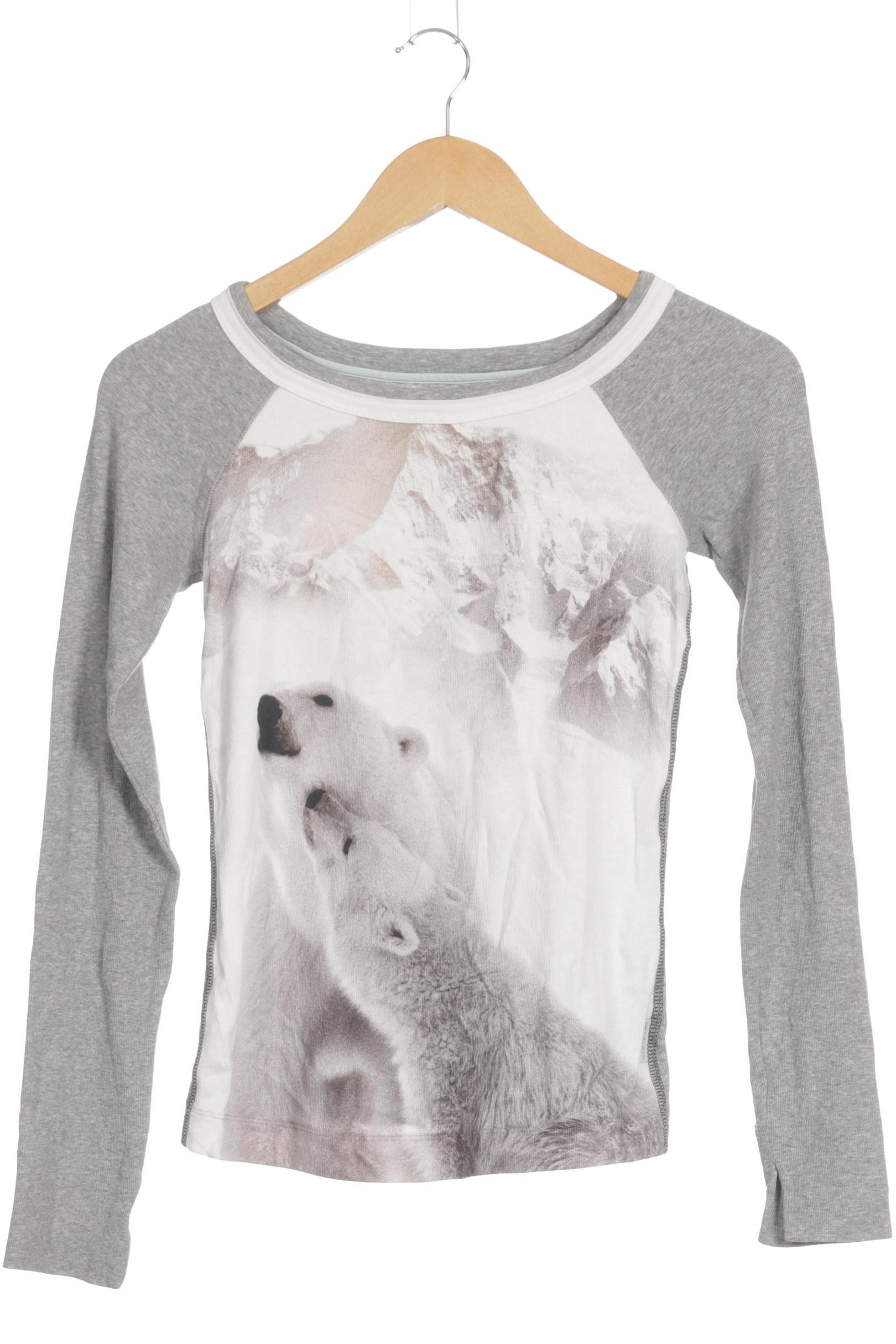 

Marc Cain Damen Langarmshirt, grau, Gr.