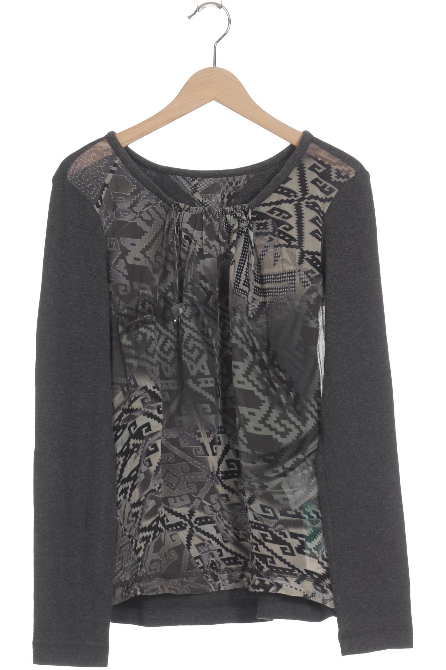 

Marc Cain Damen Langarmshirt, grau, Gr.